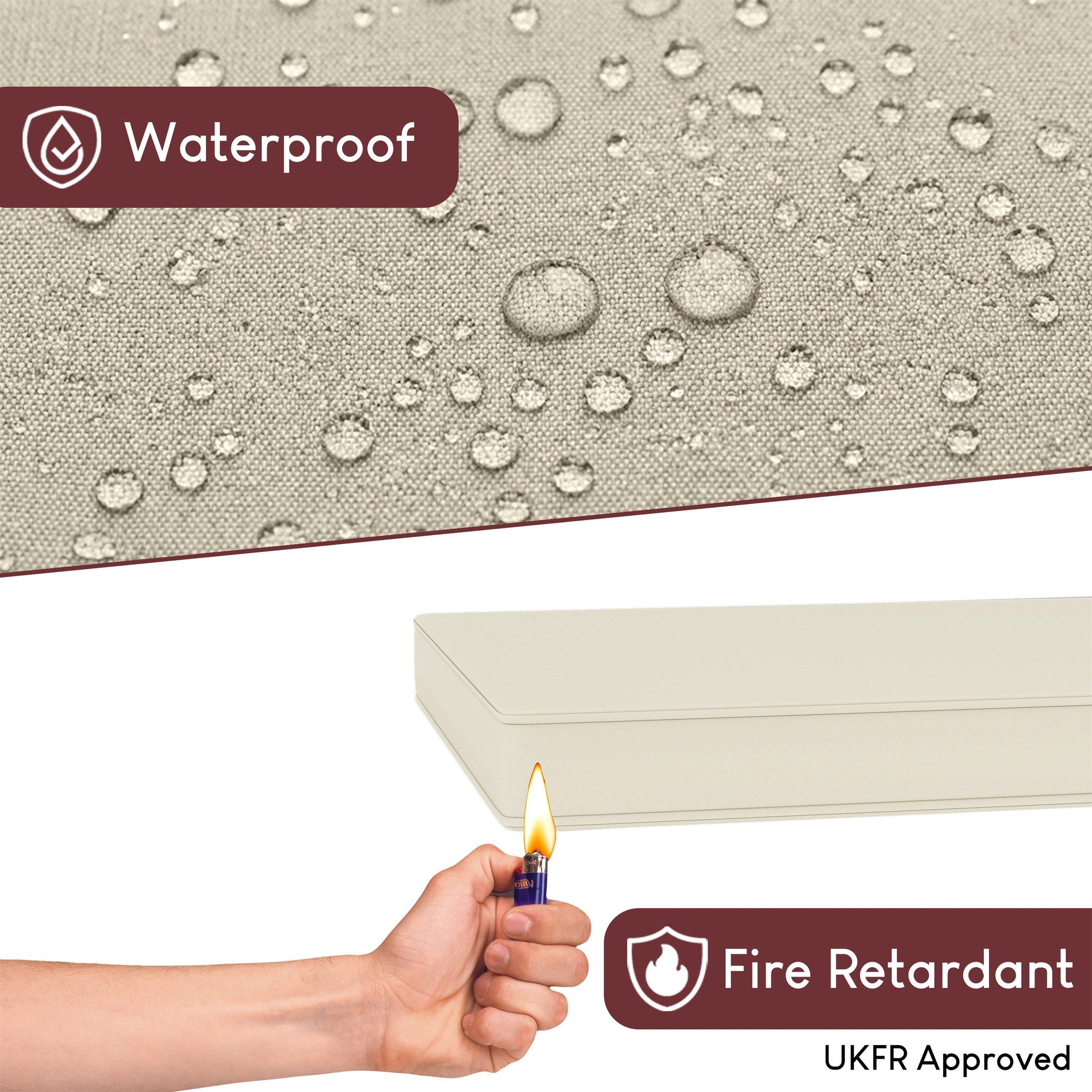 Black - Lassic - Garden Vida Mylor 4 Seater Rattan Set - 5