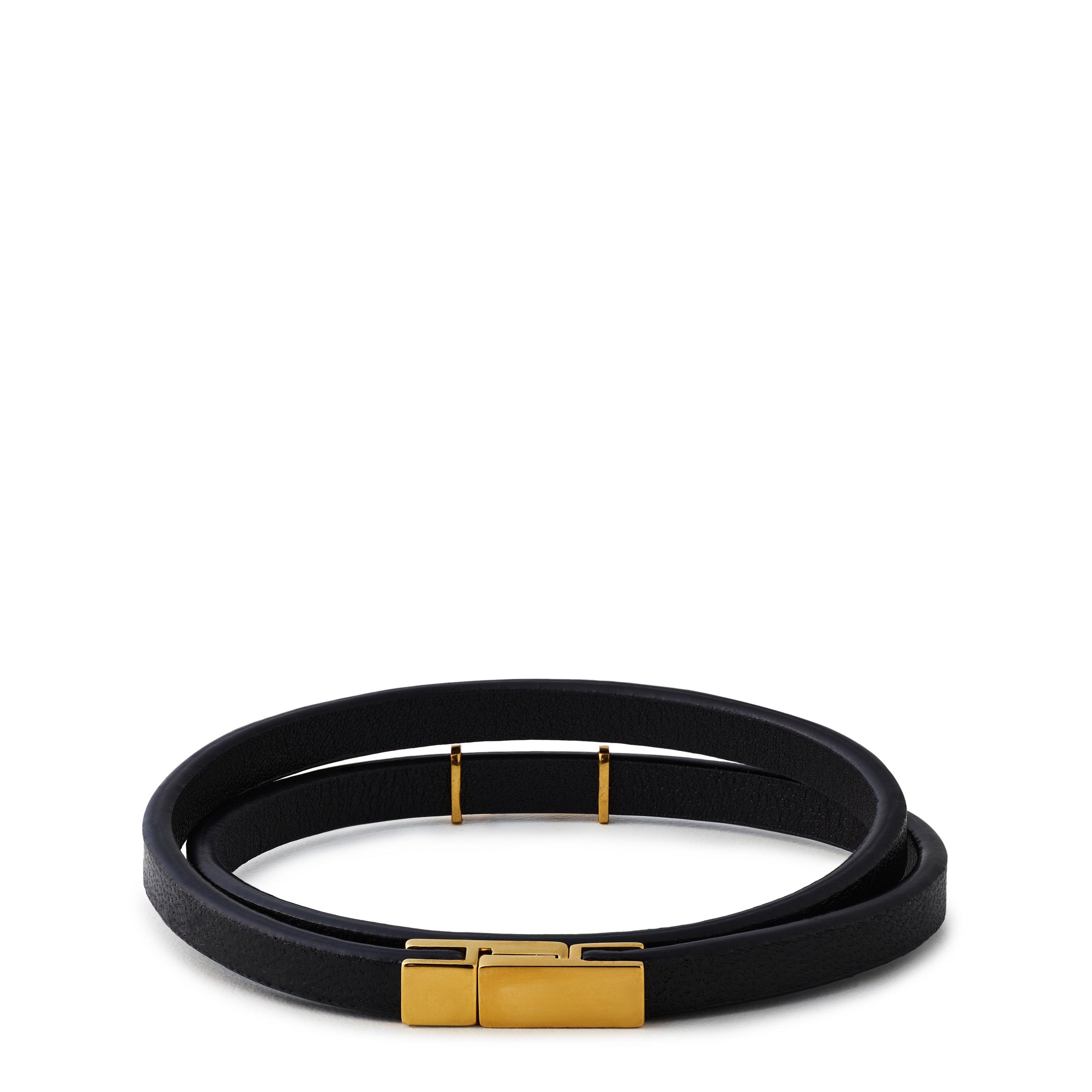 Saint Laurent | Cassandre Bracelet | Leather Bracelets