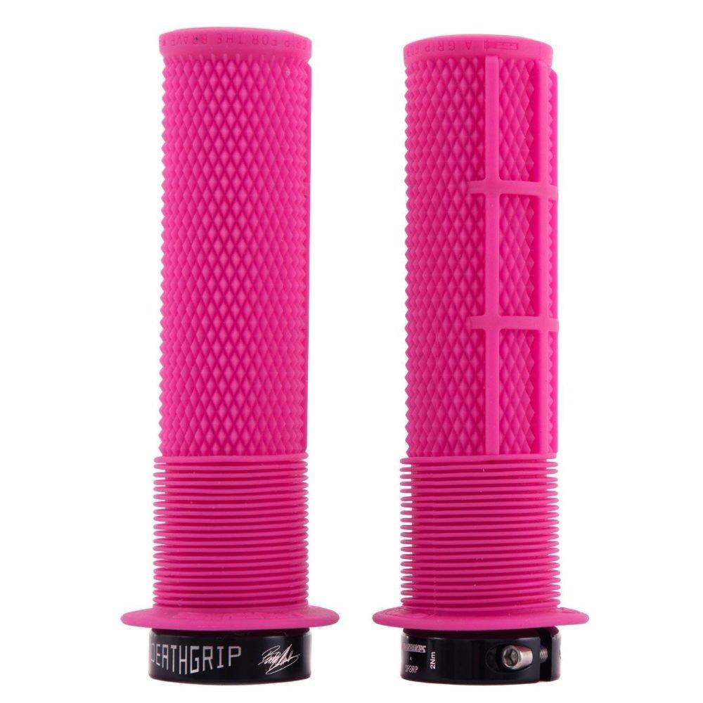 Pink - DMR - DeathGrip THICK Flange Lock-On MTB Grip
