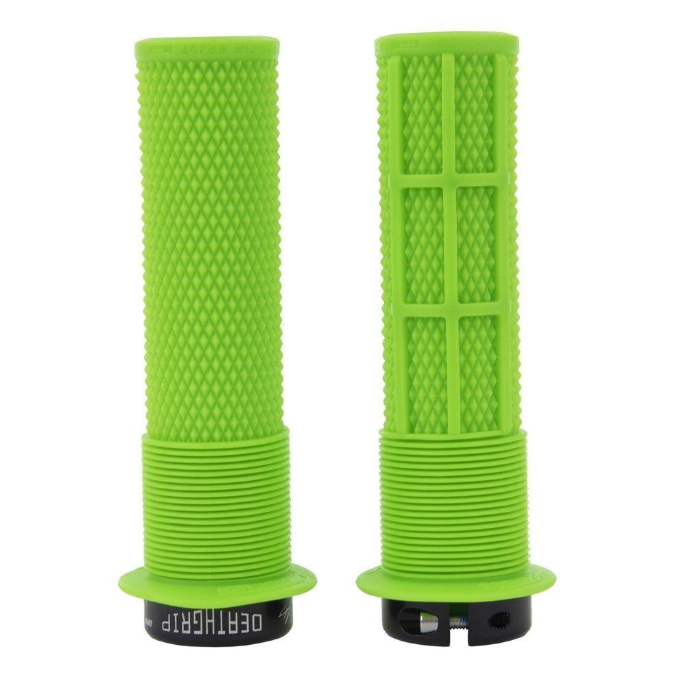 Dmr Deathgrip Thick Flange Lock-On Mtb Grip - Sick Green - Thick