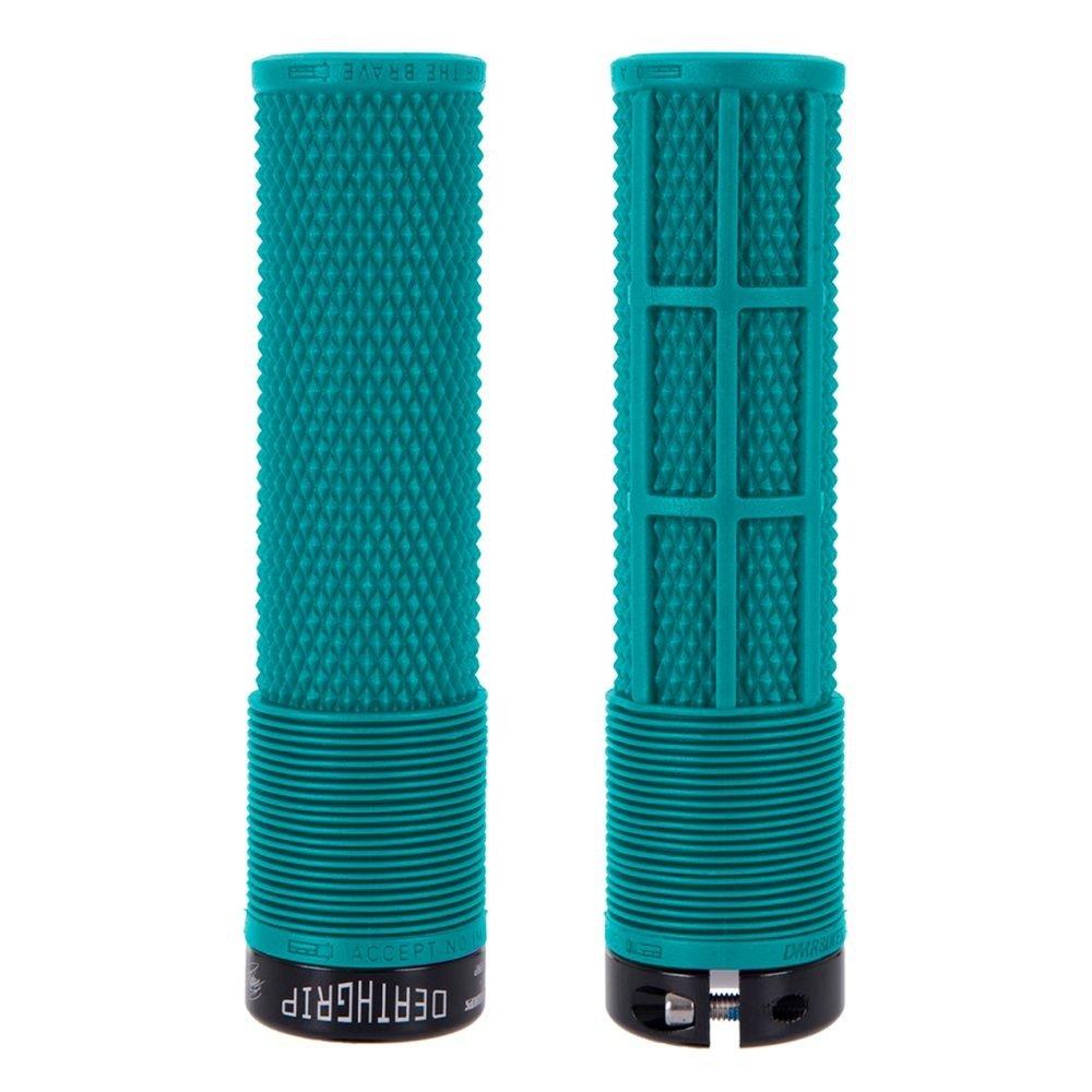 Dmr  Deathgrip Thin Flangeless Lock-On Mtb Grip - Turquoise - Thin