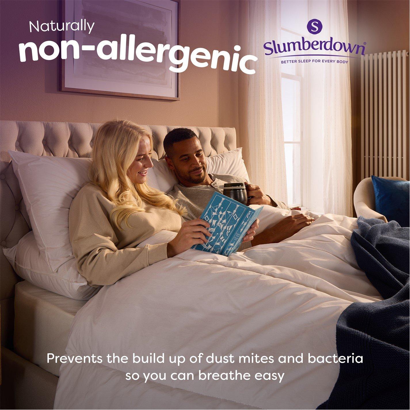 White - Slumberdown - Wonderful Wool 550gsm Heavy Duvets - 4