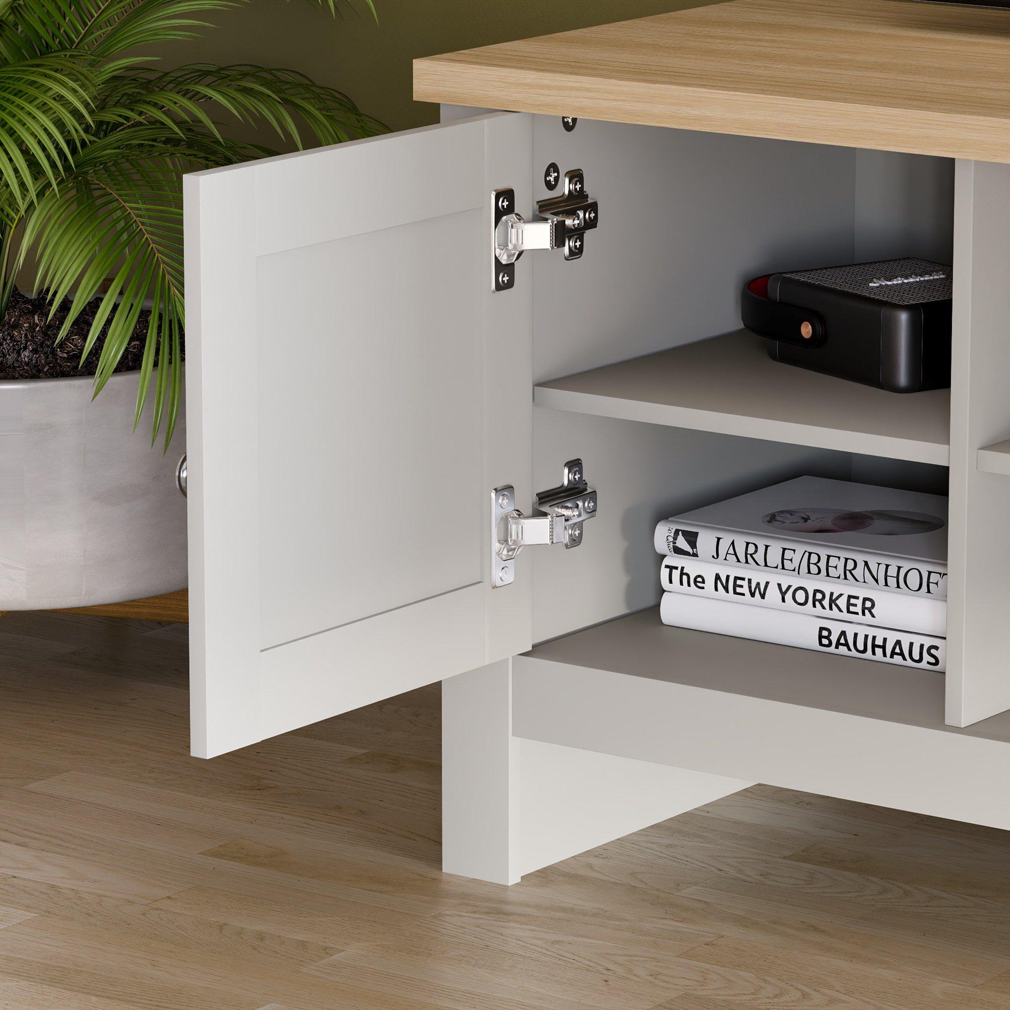 Grey - Lassic - Vida Designs Arlington 1 Door TV Unit - 6