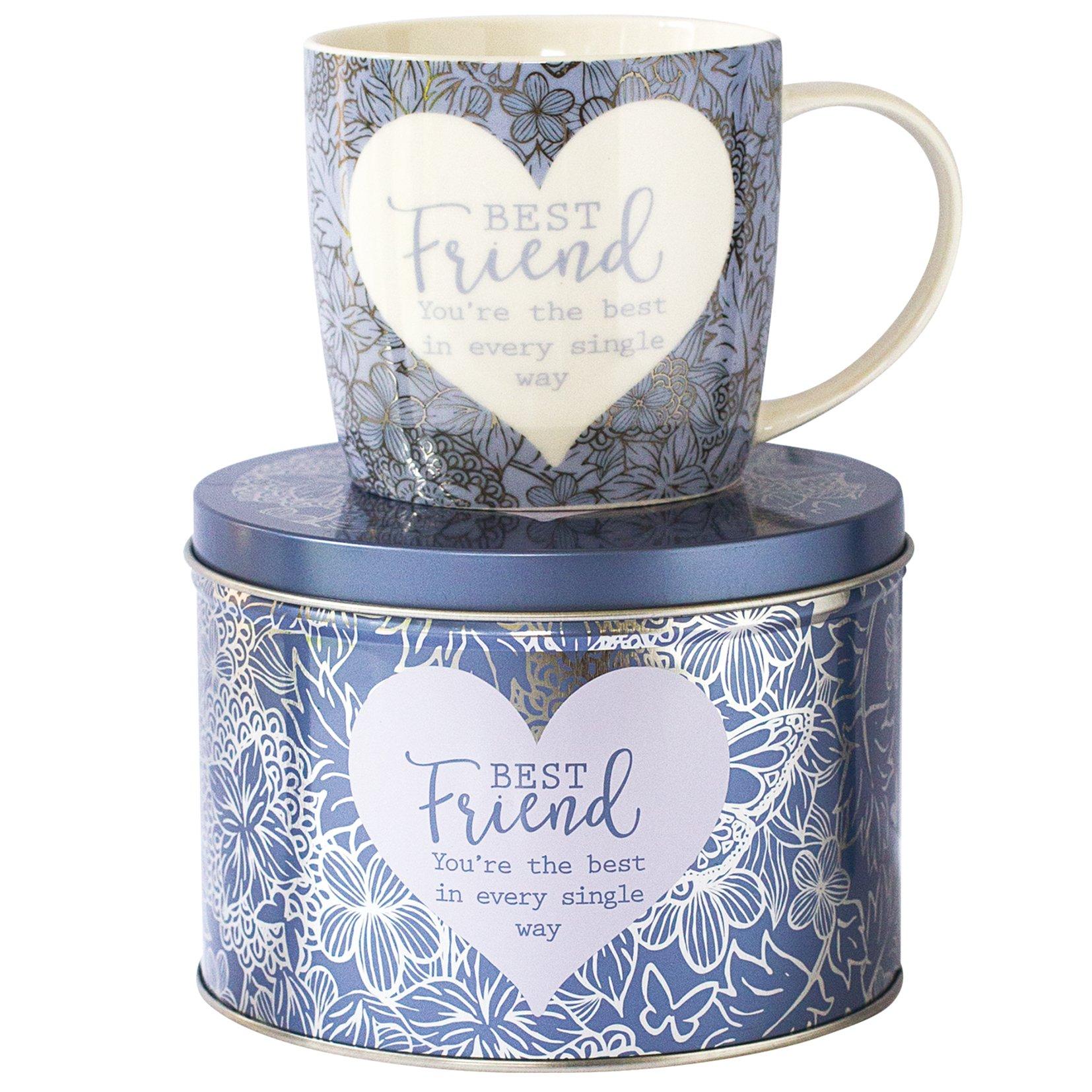 As Pictured - Said With Sentiment - 7051 - Best Friend Mug in Tin