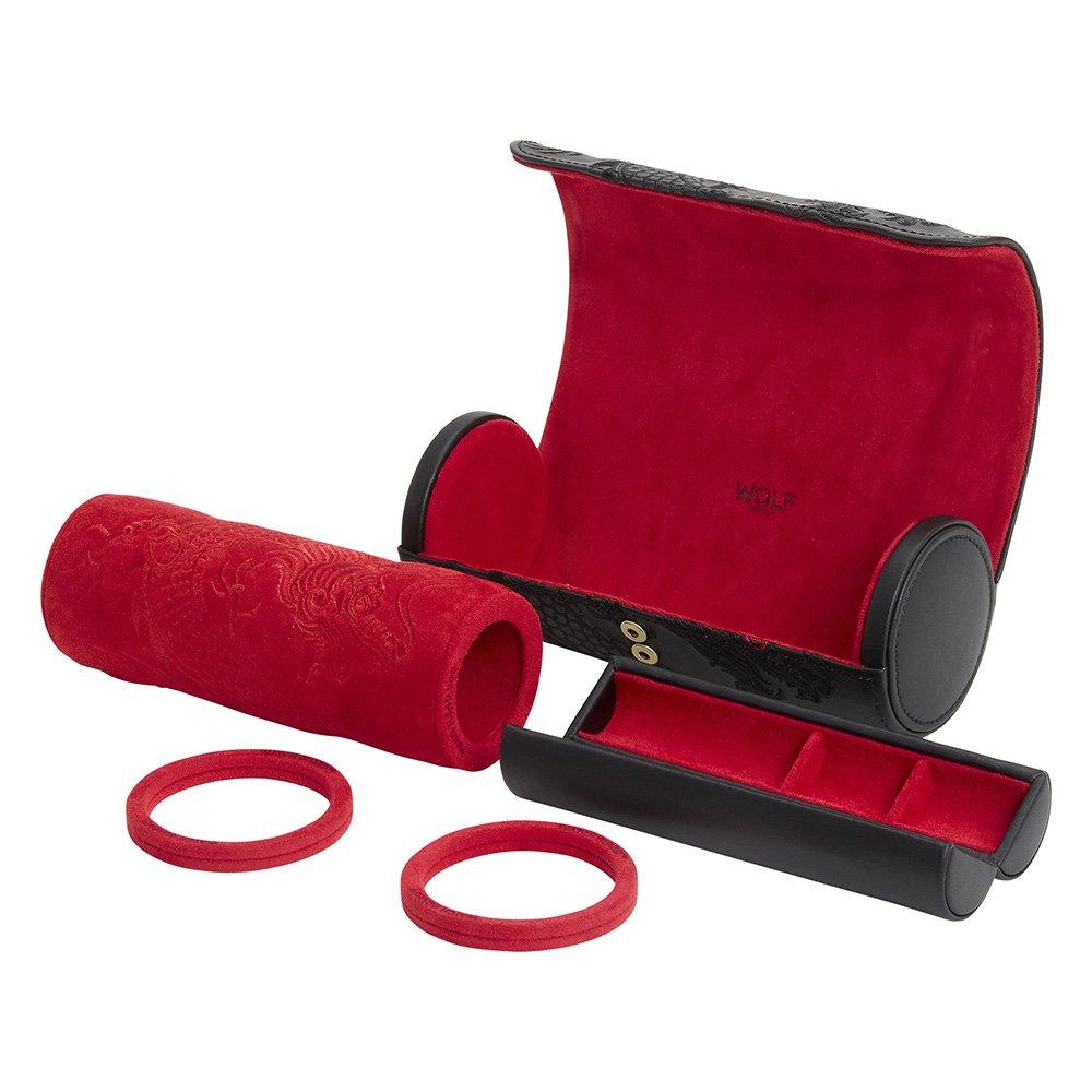 Black/Red - Wolf - Dragon Watch Case - 5