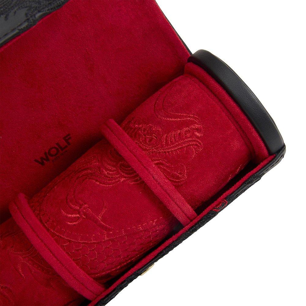 Black/Red - Wolf - Dragon Watch Case - 6