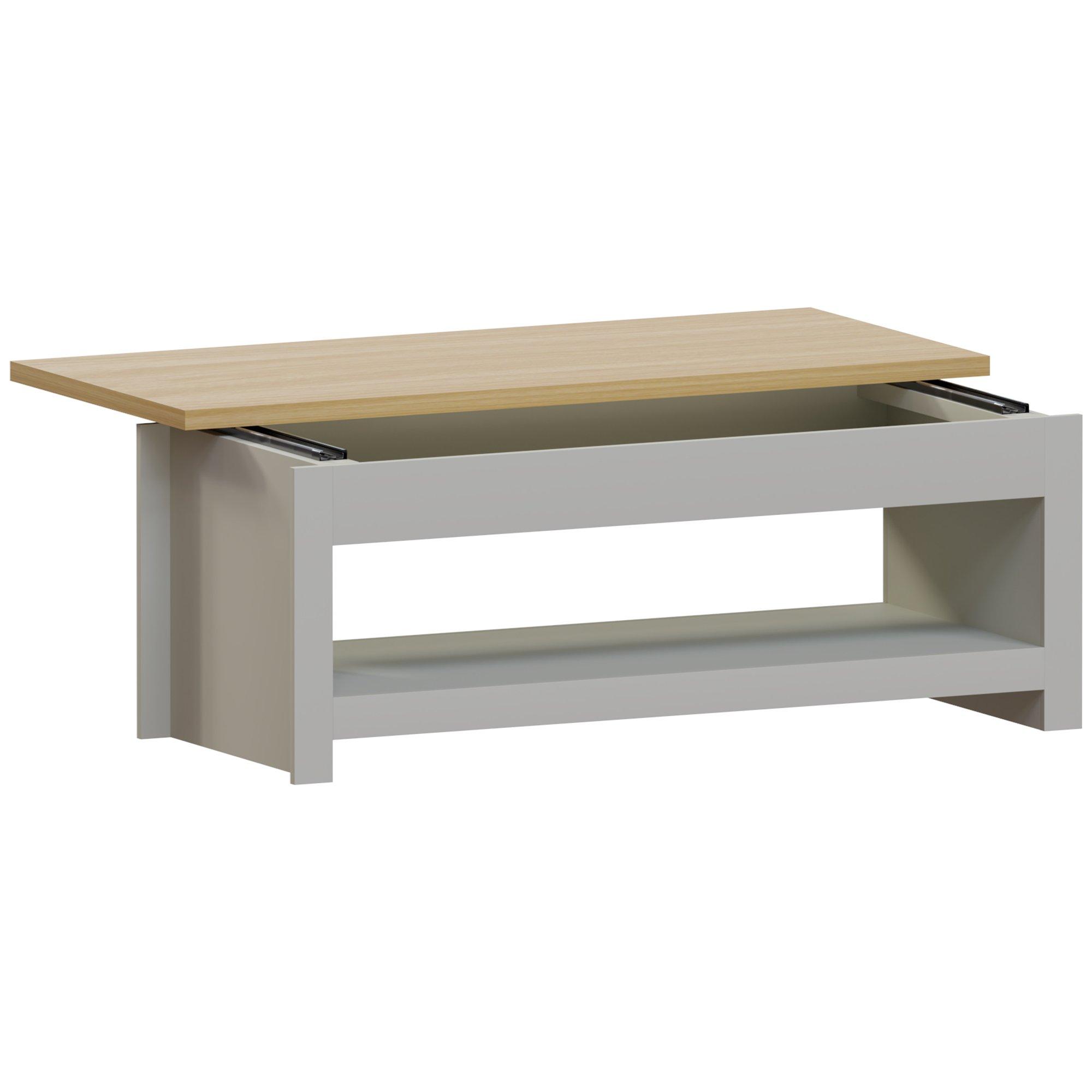 Grey - Lassic - Vida Designs Arlington Sliding Top Coffee Table - 8