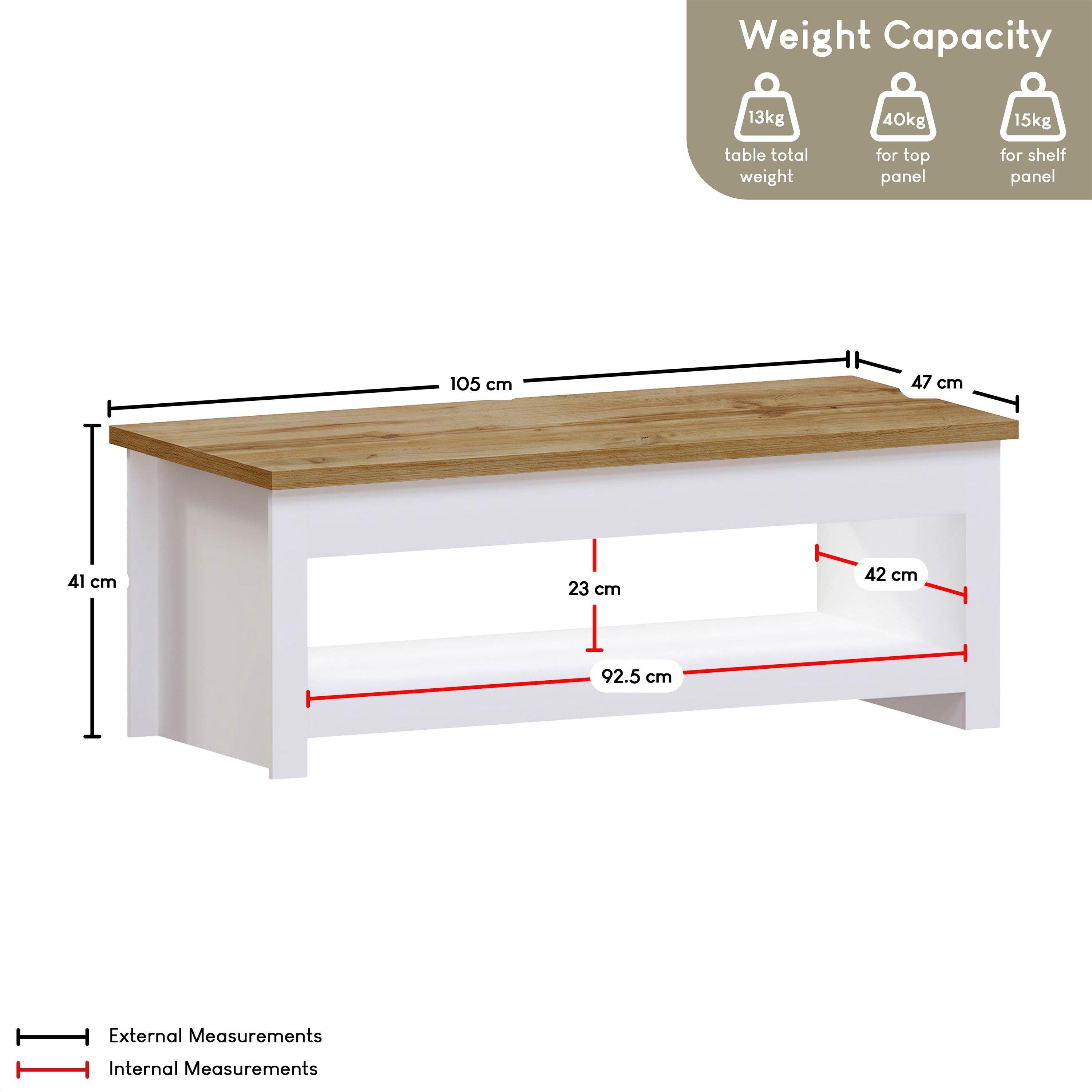 White - Lassic - Vida Designs Arlington Coffee Table - 2