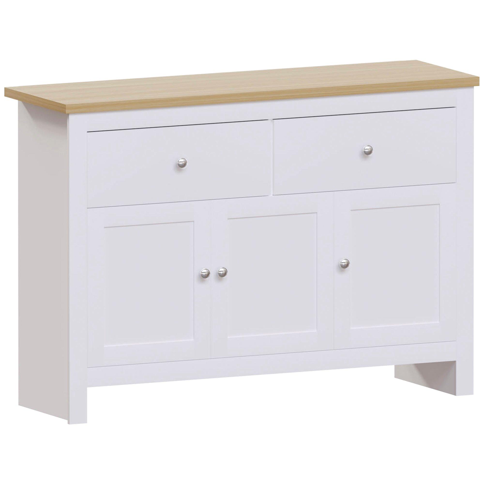 White - Lassic - Vida Designs Arlington 2 Drawer 3 Door Sideboard - 7