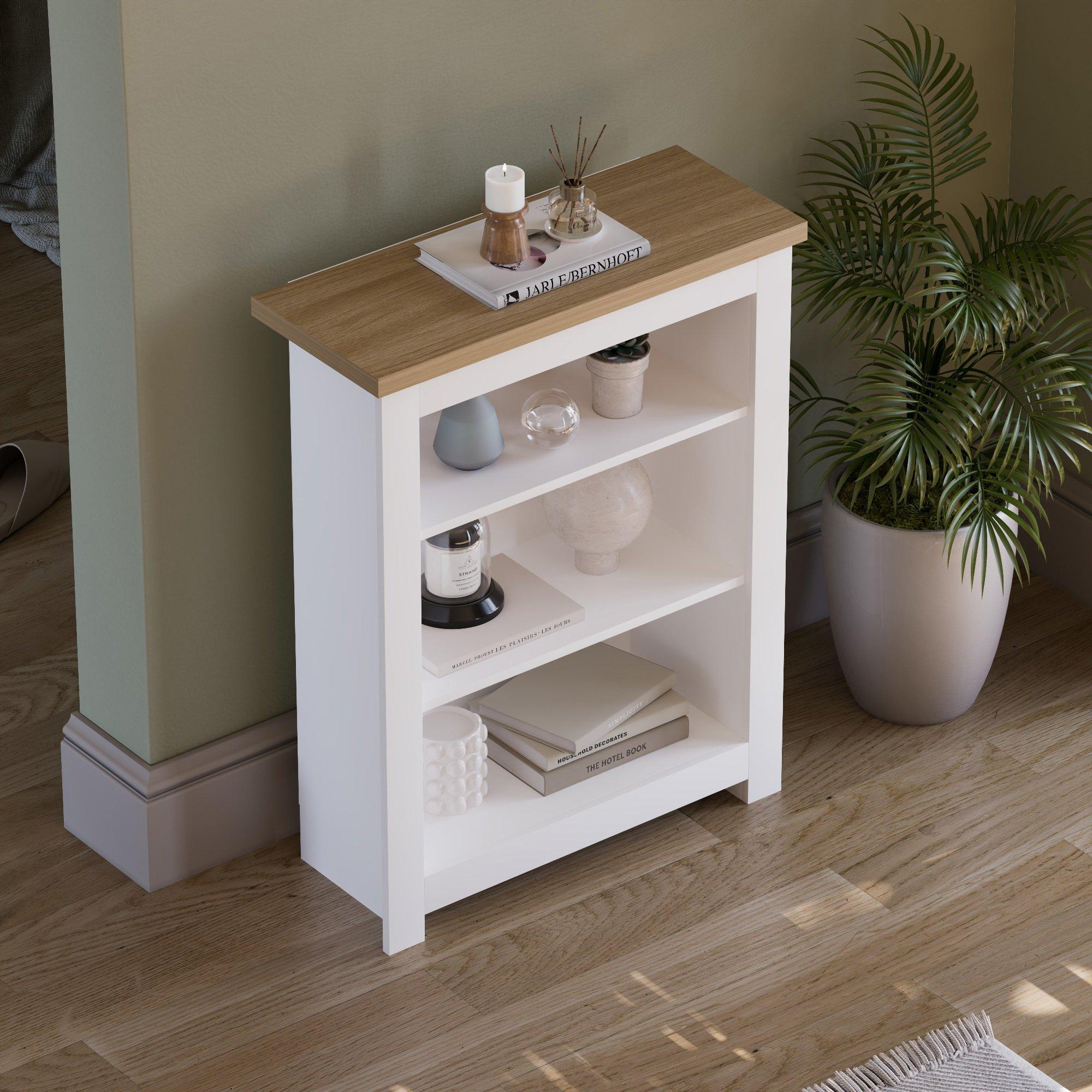 White - Lassic - Vida Designs Arlington 3 Tier Bookcase - 4