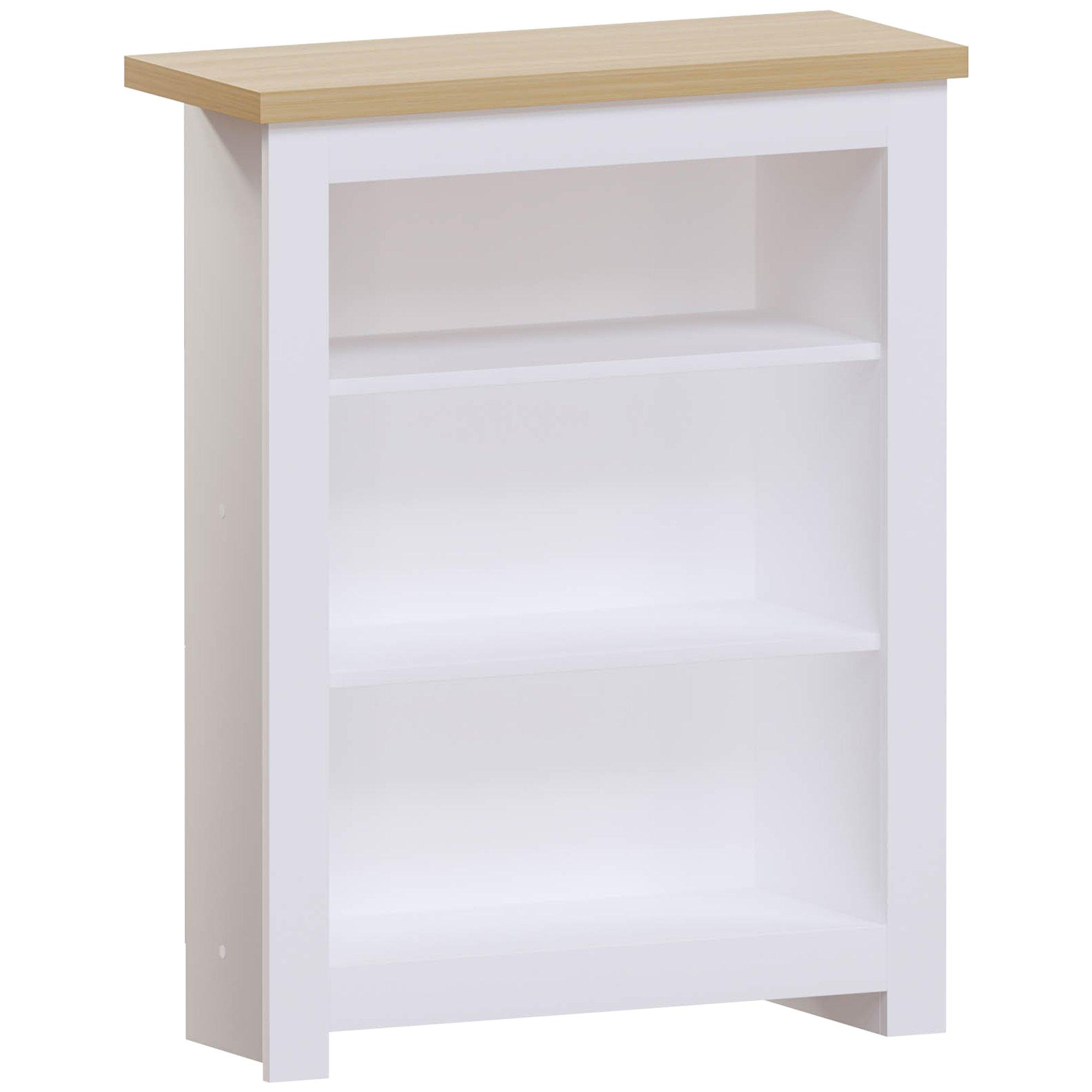 White - Lassic - Vida Designs Arlington 3 Tier Bookcase - 8