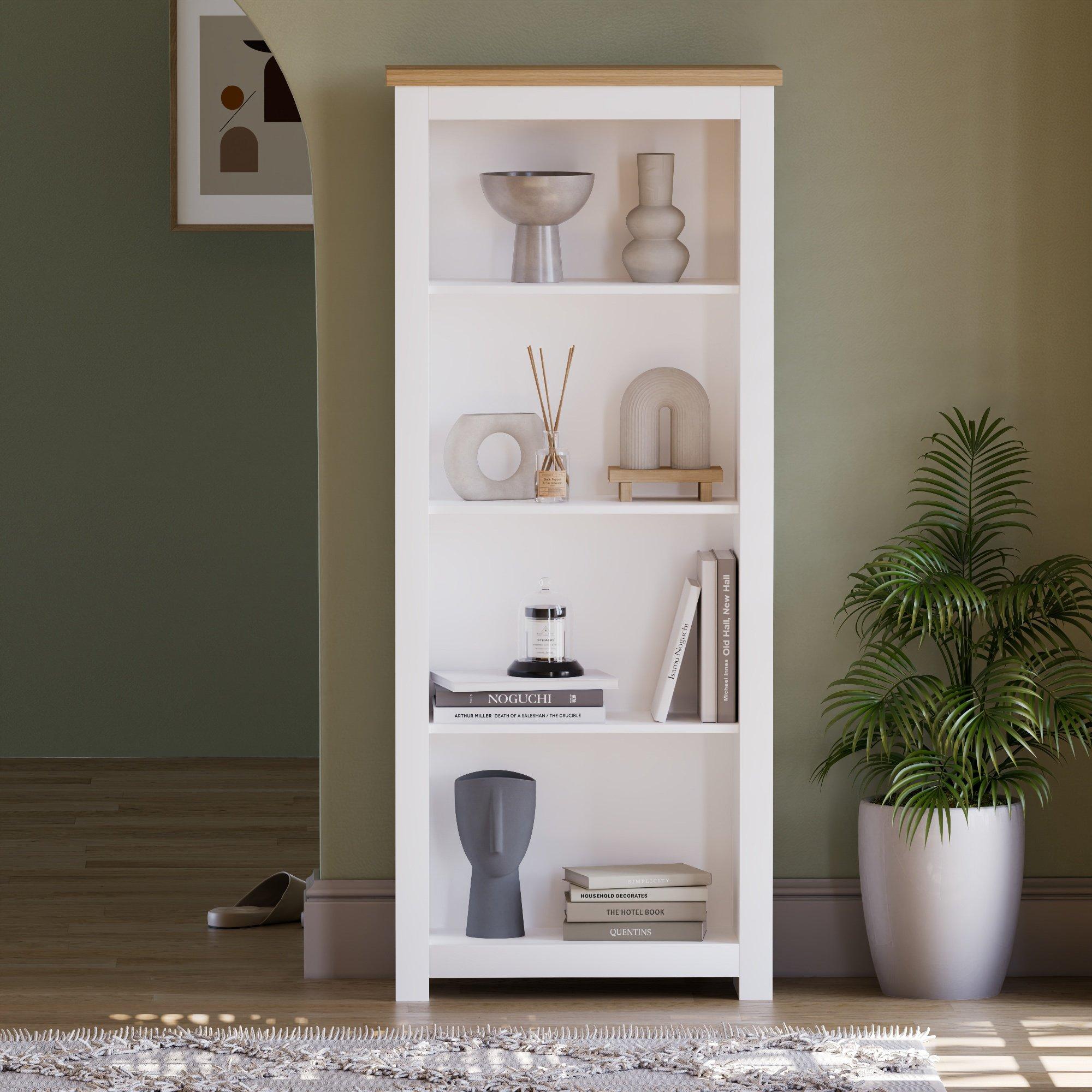 White - Lassic - Vida Designs Arlington 4 Tier Bookcase - 3