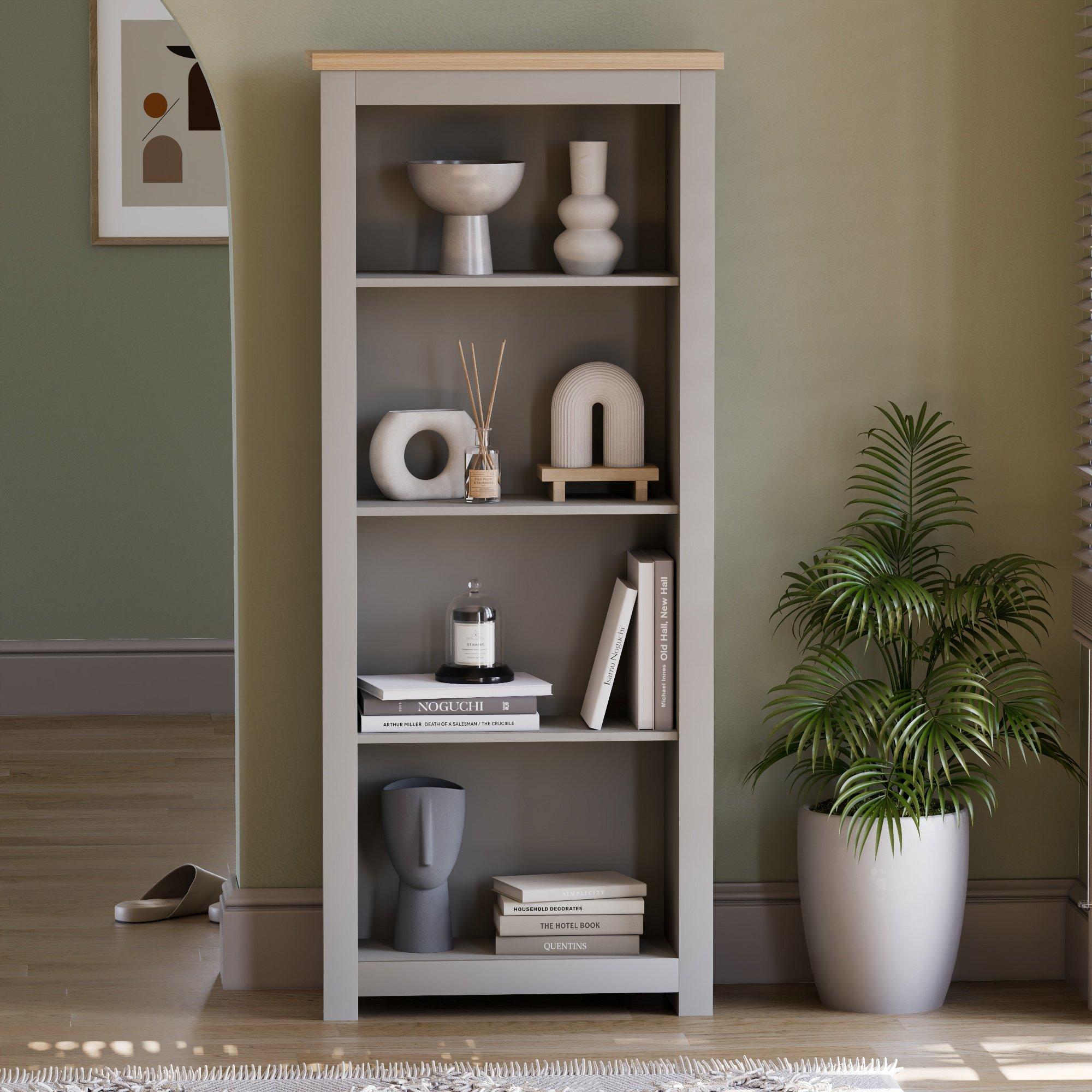 Grey - Lassic - Vida Designs Arlington 4 Tier Bookcase - 3