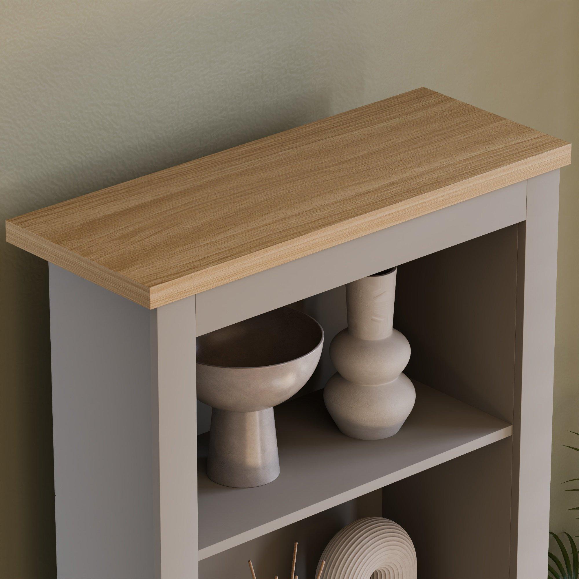 Grey - Lassic - Vida Designs Arlington 4 Tier Bookcase - 5