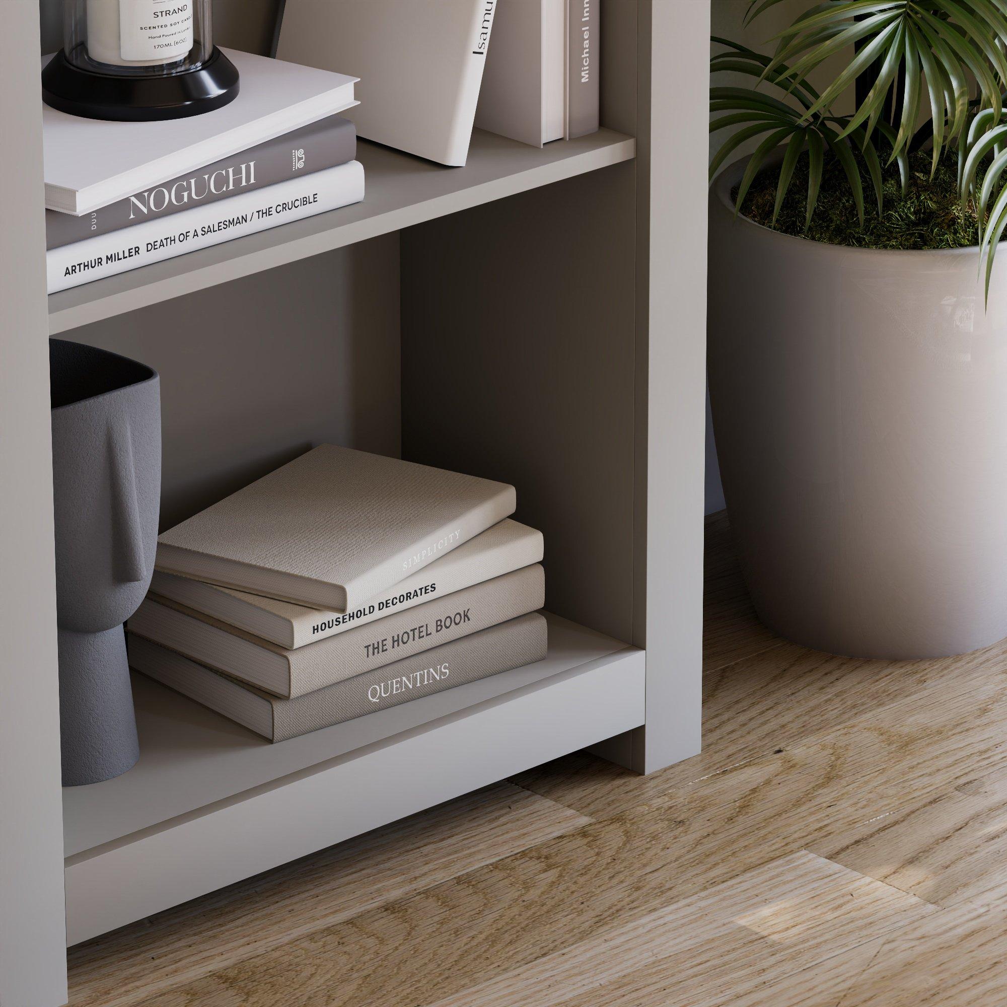 Grey - Lassic - Vida Designs Arlington 4 Tier Bookcase - 6