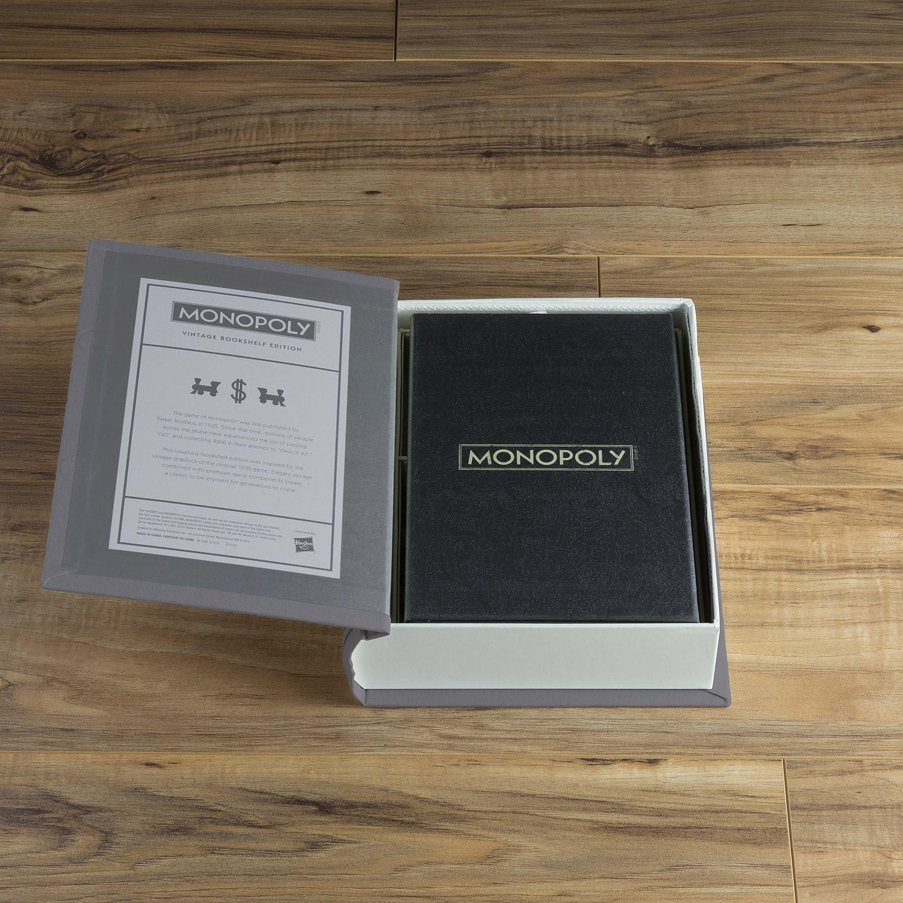 Multi Format An - Wind Designs - WS Monopoly Vintage Bookshelf Game Edition - 2