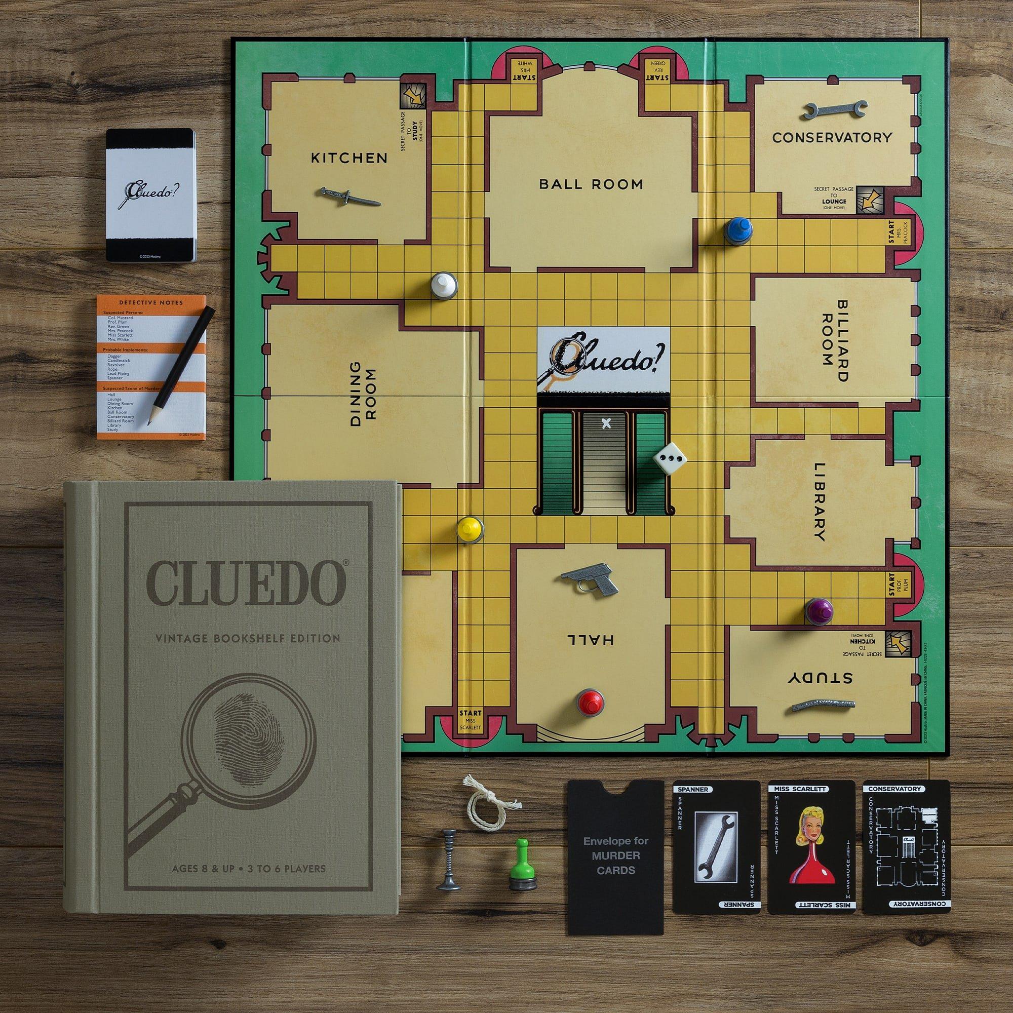 Multi Format An - Hasbro - WS Cluedo Vintage Bookshelf Edition - 5