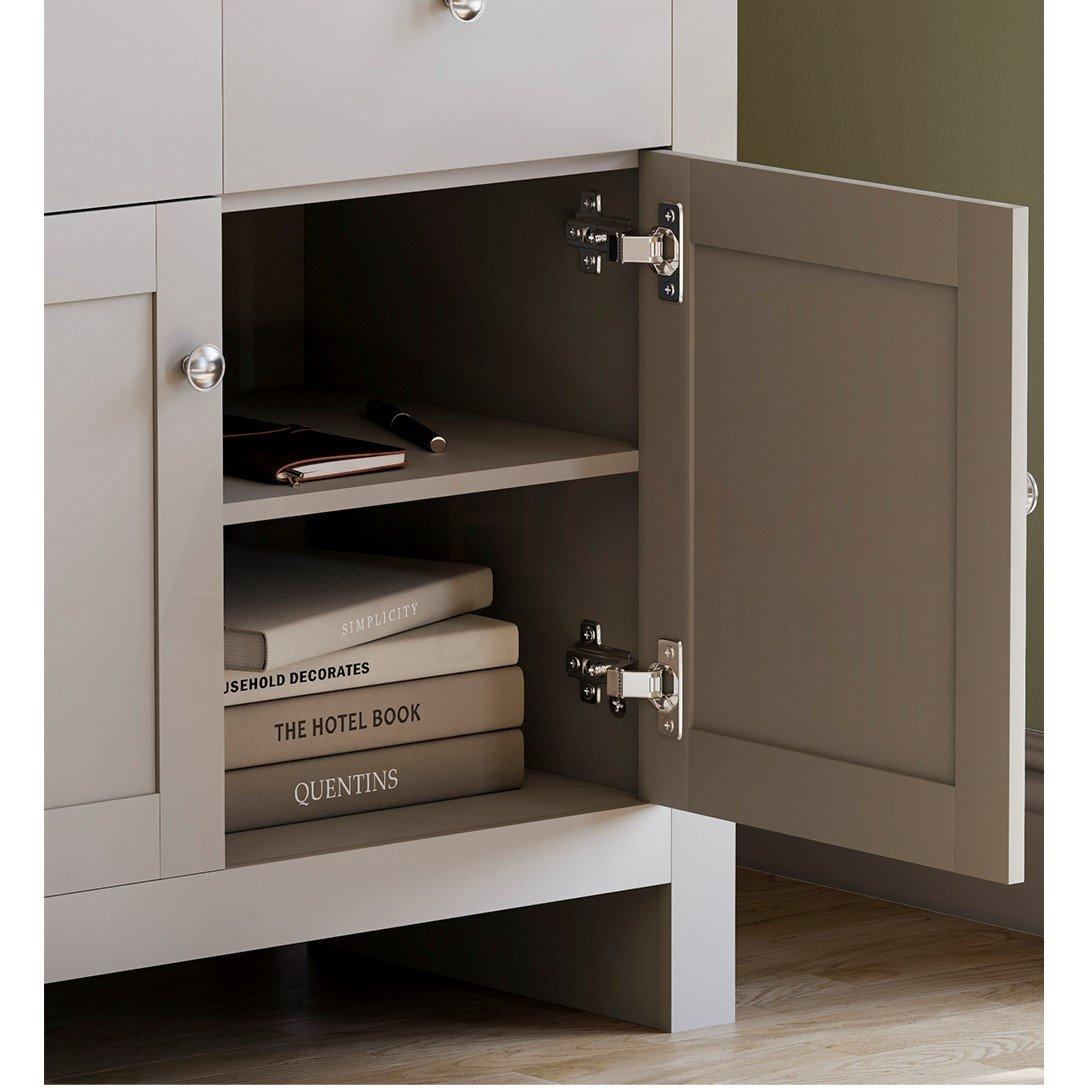 Grey - Lassic - Vida Designs Arlington 2 Drawer 2 Door Sideboard - 5