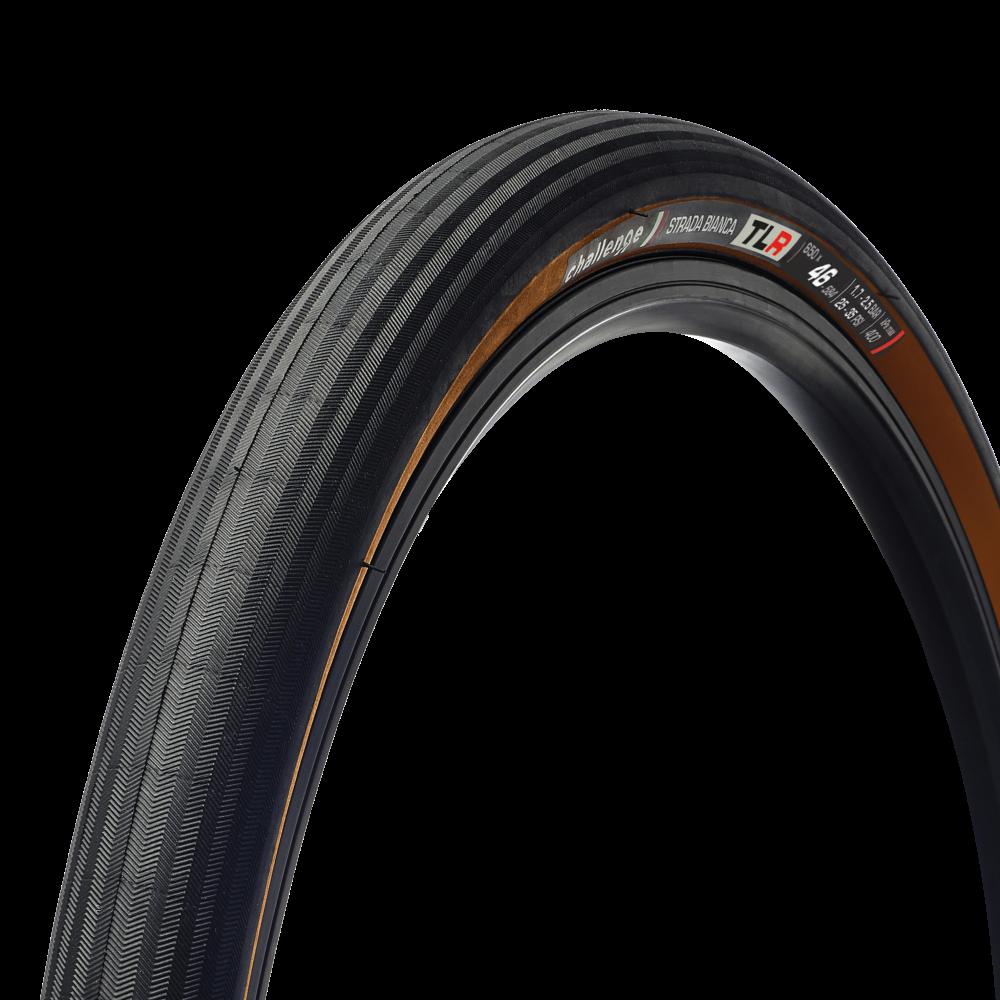 Black/Brown - Challenge - Strada Bianca Vulcanized Tubeless Ready All Road T