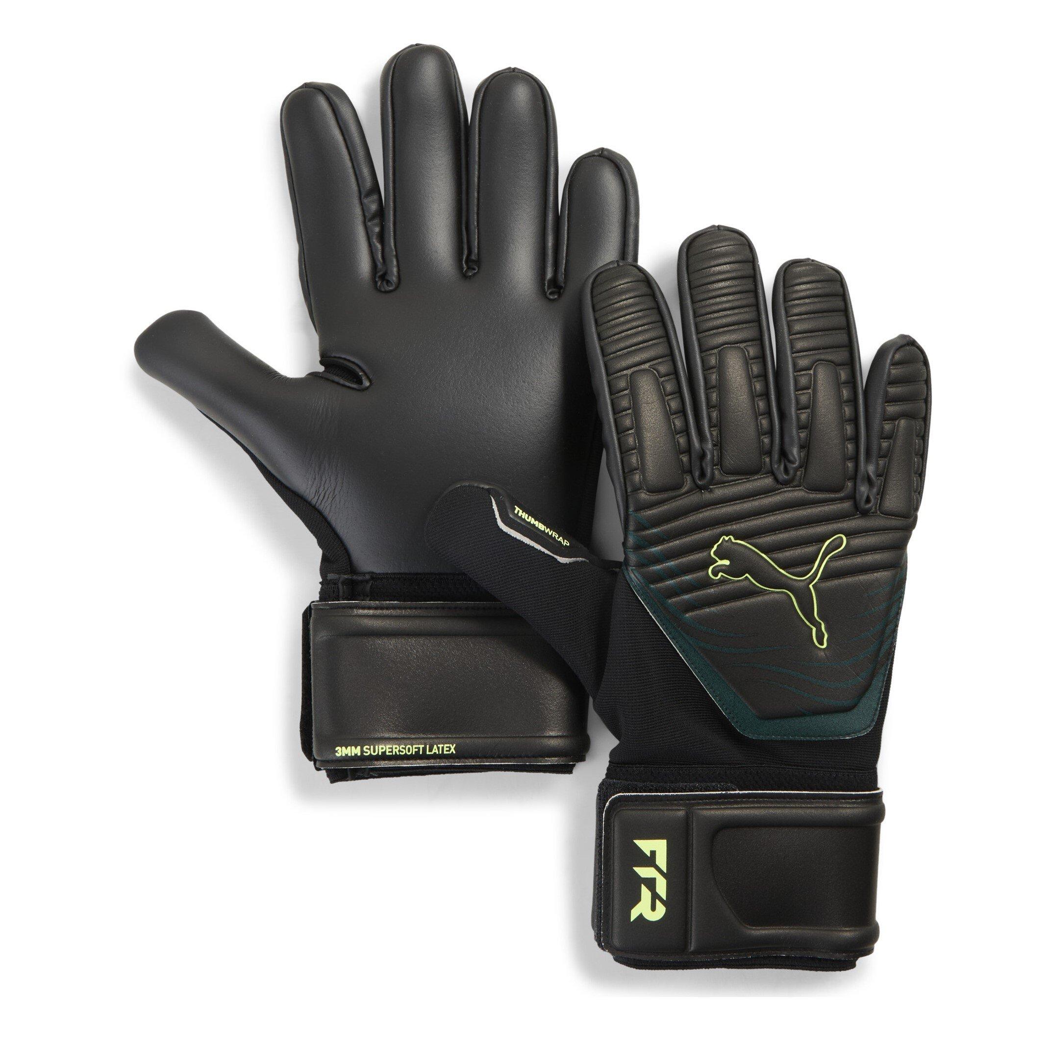 Puma  Kids Future Match Goalkeeper Glove Juniors - Black/Green - 6