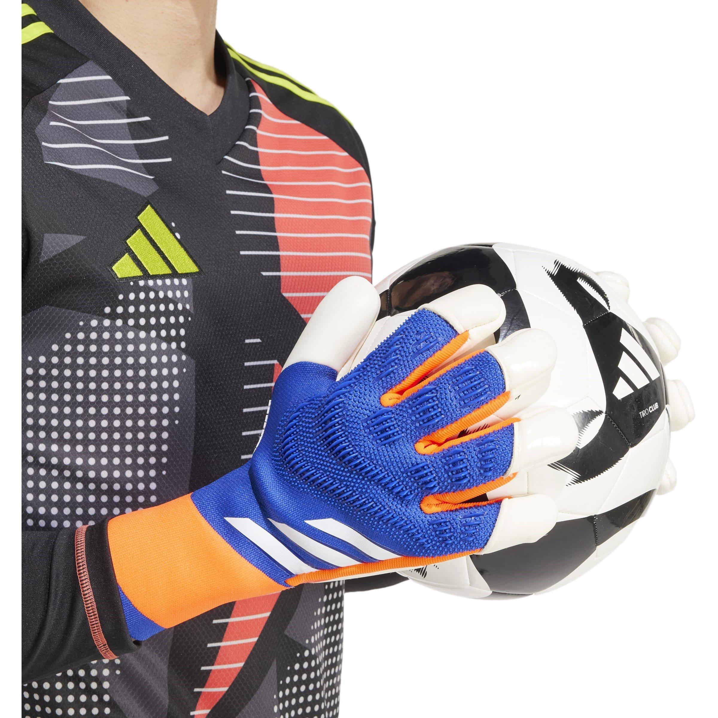 Lucid Blue - adidas - Predator Pro Hybrid Promo Goalkeeper Gloves Adults - 5