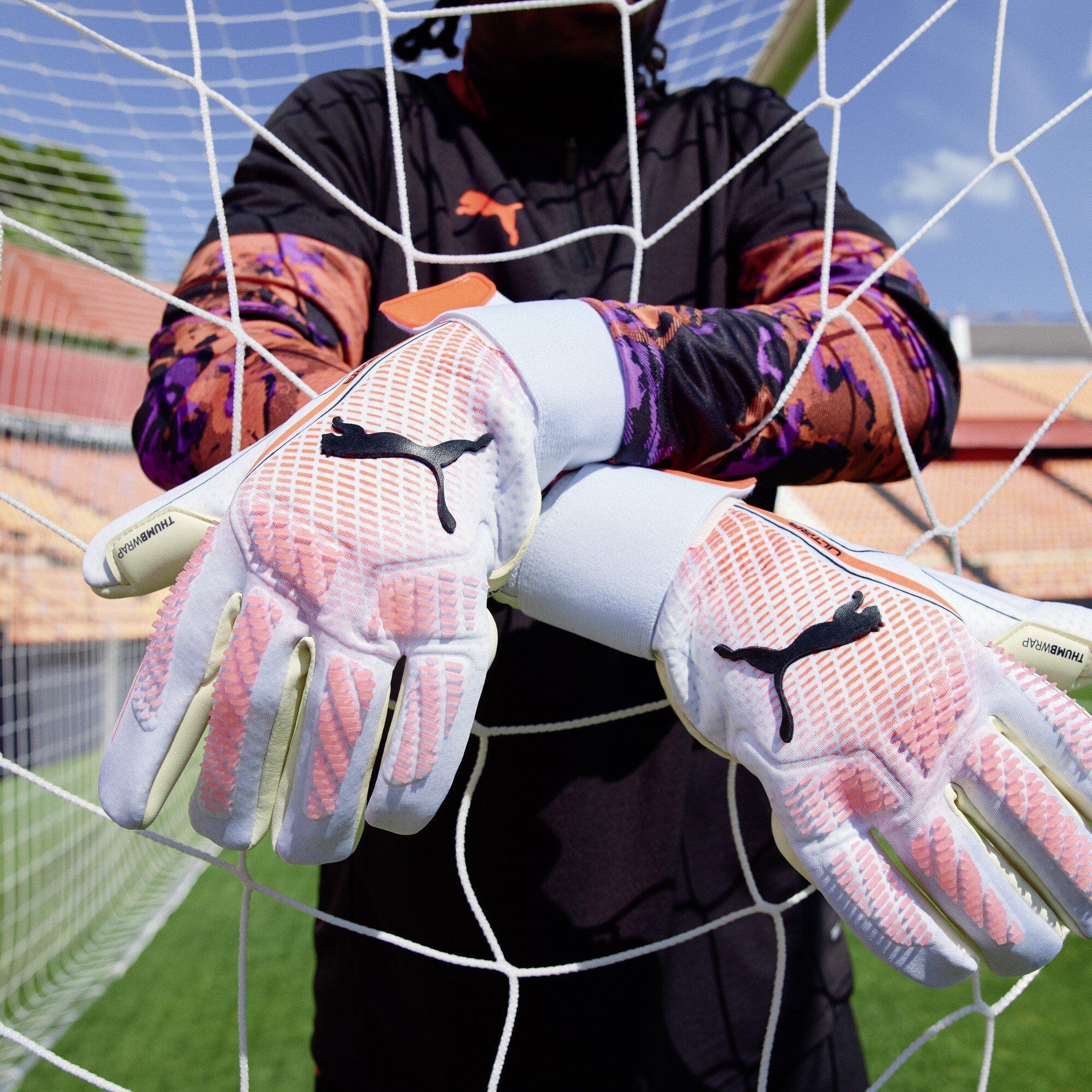 White/Red - Puma - PUMA ULTRA Ultimate Hybrid Adults Goalkeeper Gloves - 3