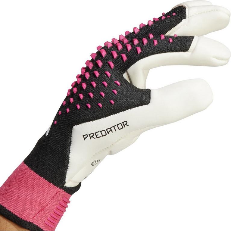 Schwarz/Weiß/Rosa - adidas - Predator Pro Goalkeeper Gloves - 4
