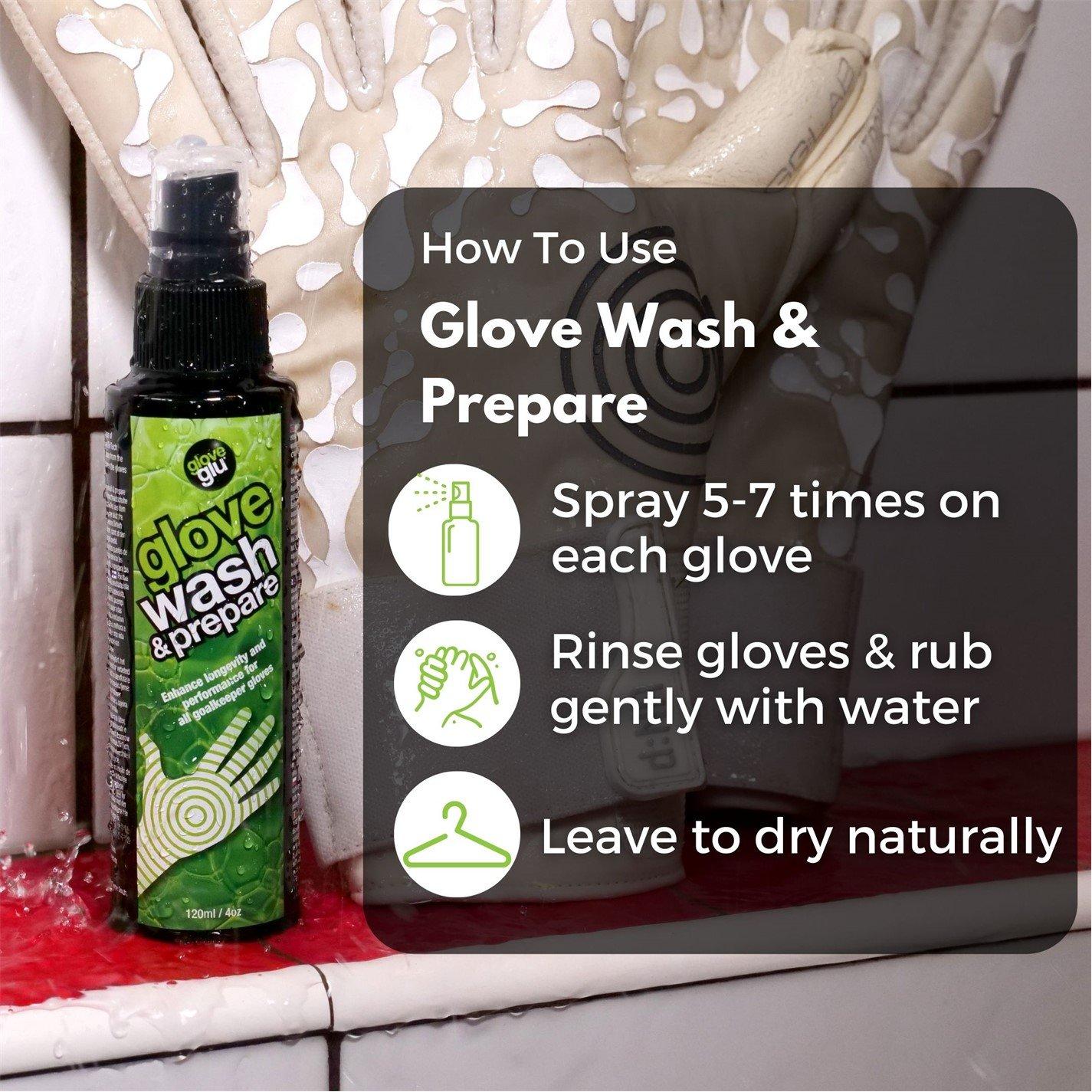 None - Glove Glu - Wash n Glu Goalkeeper Glove Kit - 6