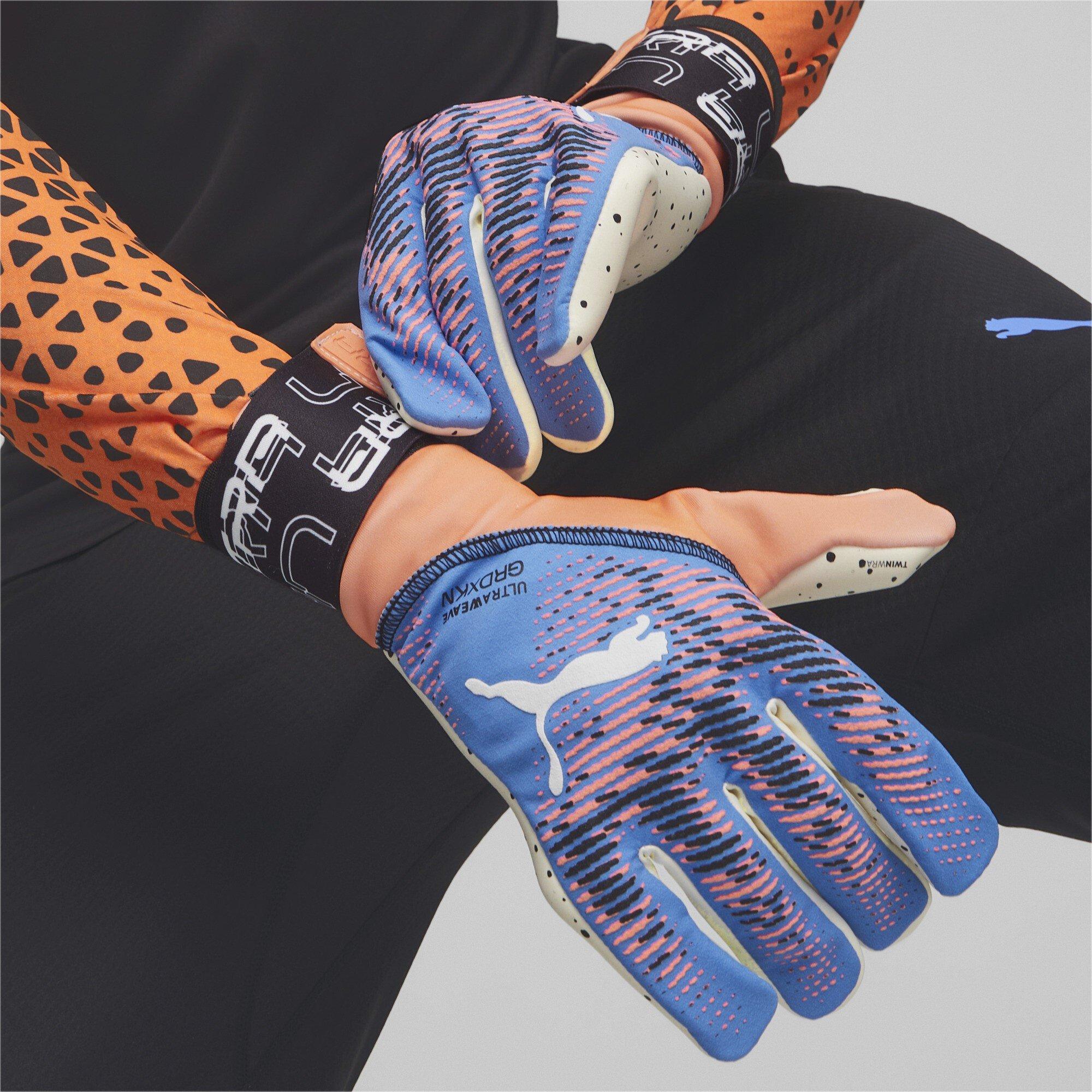 Ora/Blue - Puma - Ultra Goalkeeper Gloves - 2