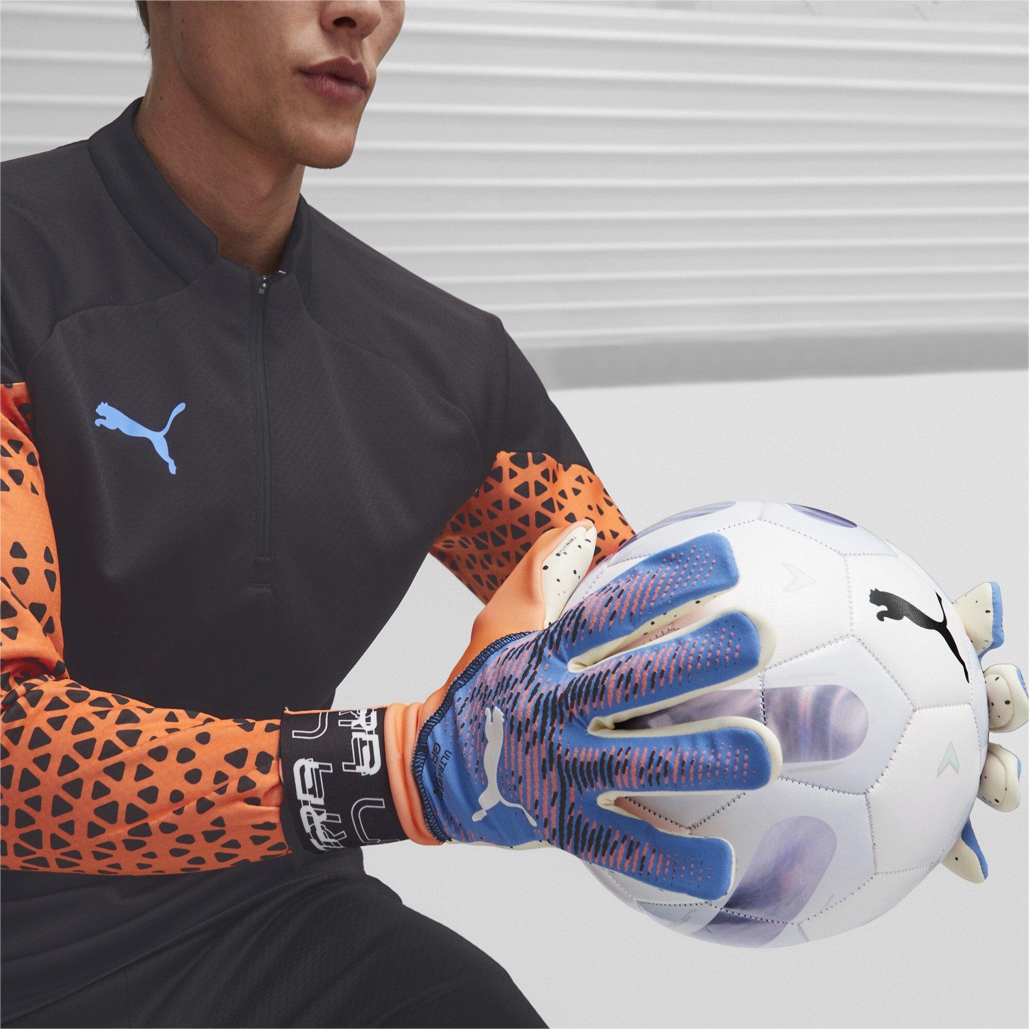 Ora/Blue - Puma - Ultra Goalkeeper Gloves - 4