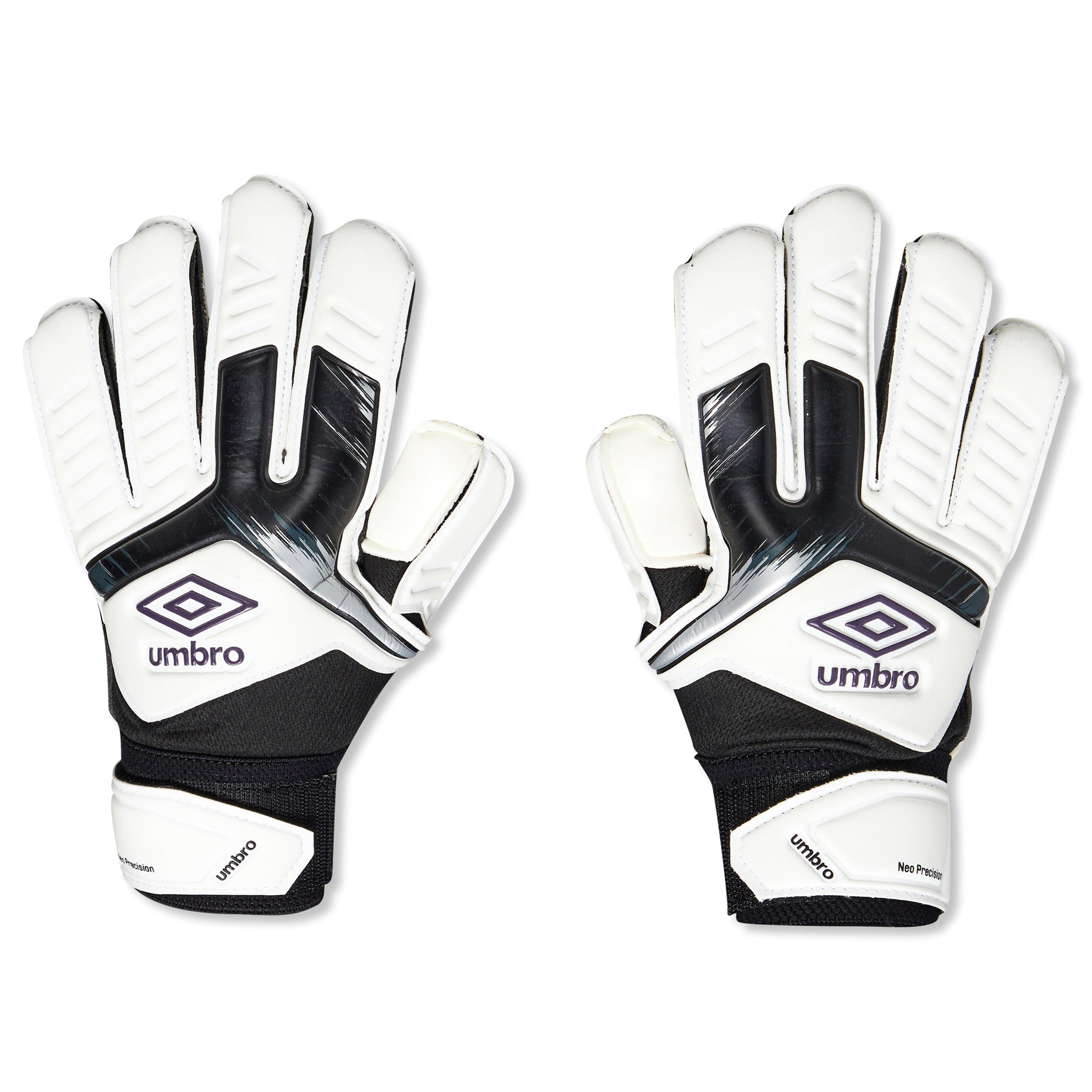 Hvid/Pl/Sort/Sølv - Umbro - Kids' Neo Precision Goalkeeper Gloves - 1