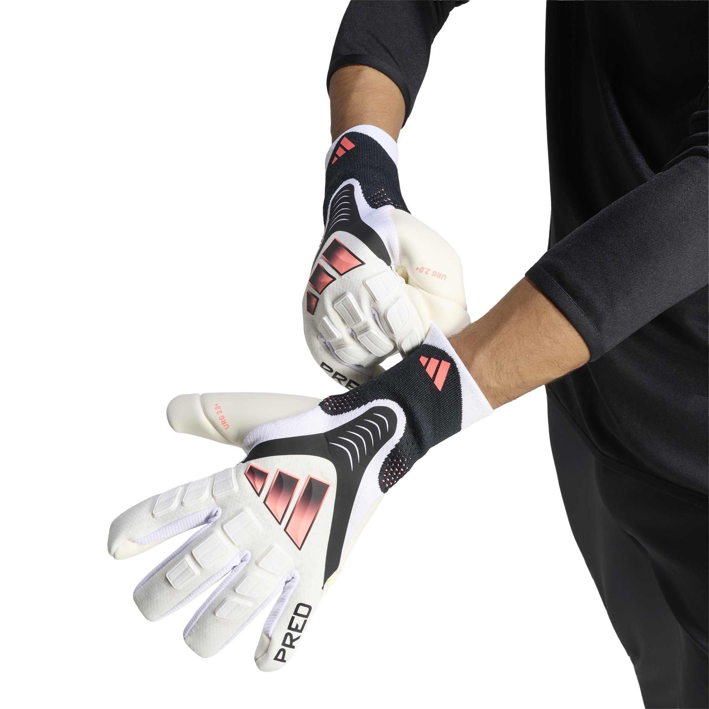 Wit/Zwart - adidas - Predator Pro Goalkeeper Gloves Adults - 4