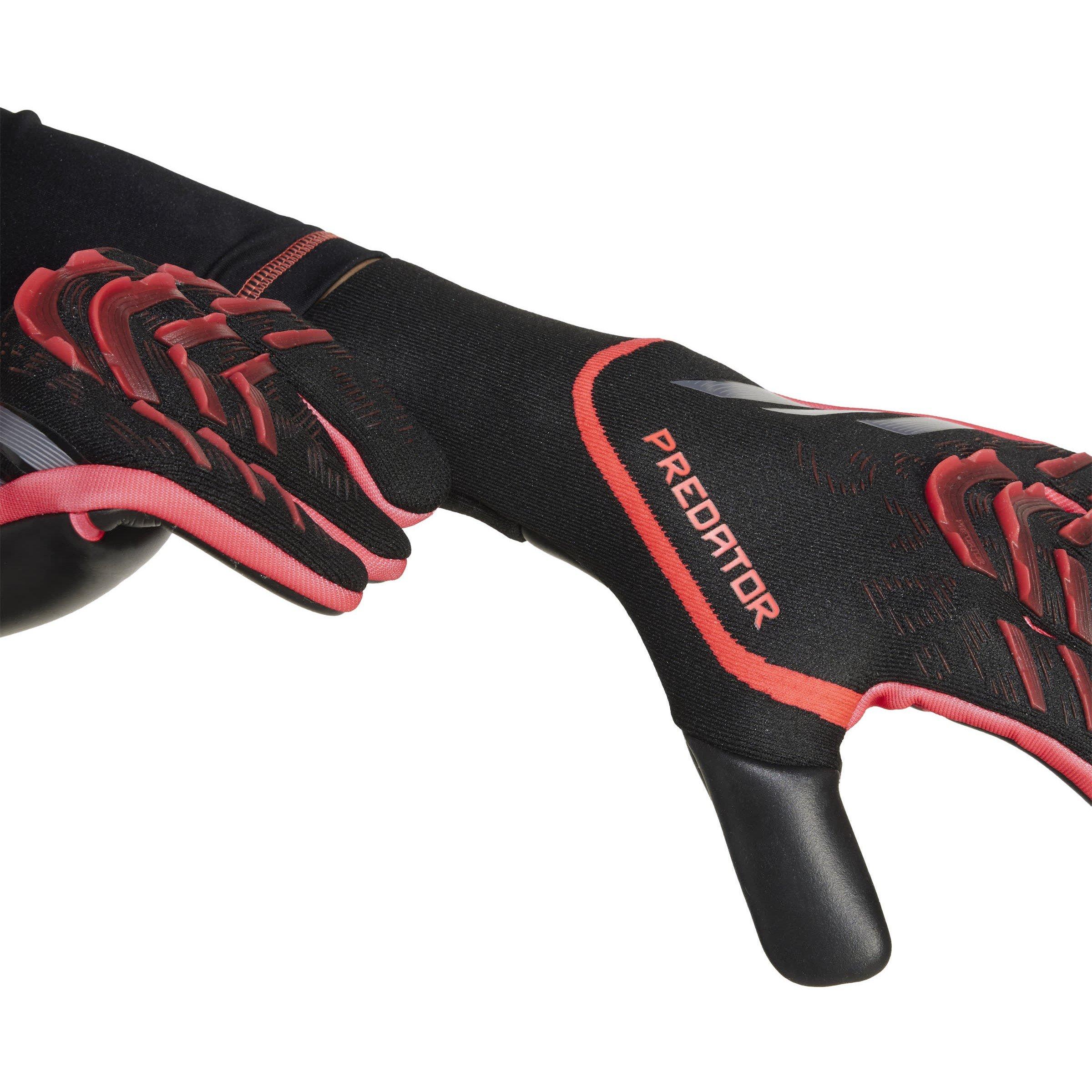 Noir/Rouge - adidas - Predator Pro Goalkeeper Gloves Adults - 3