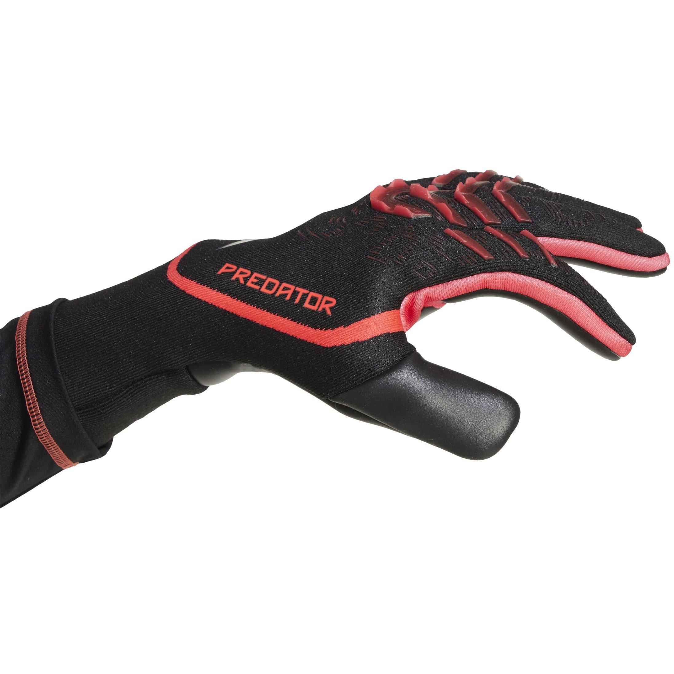 Noir/Rouge - adidas - Predator Pro Goalkeeper Gloves Adults - 4