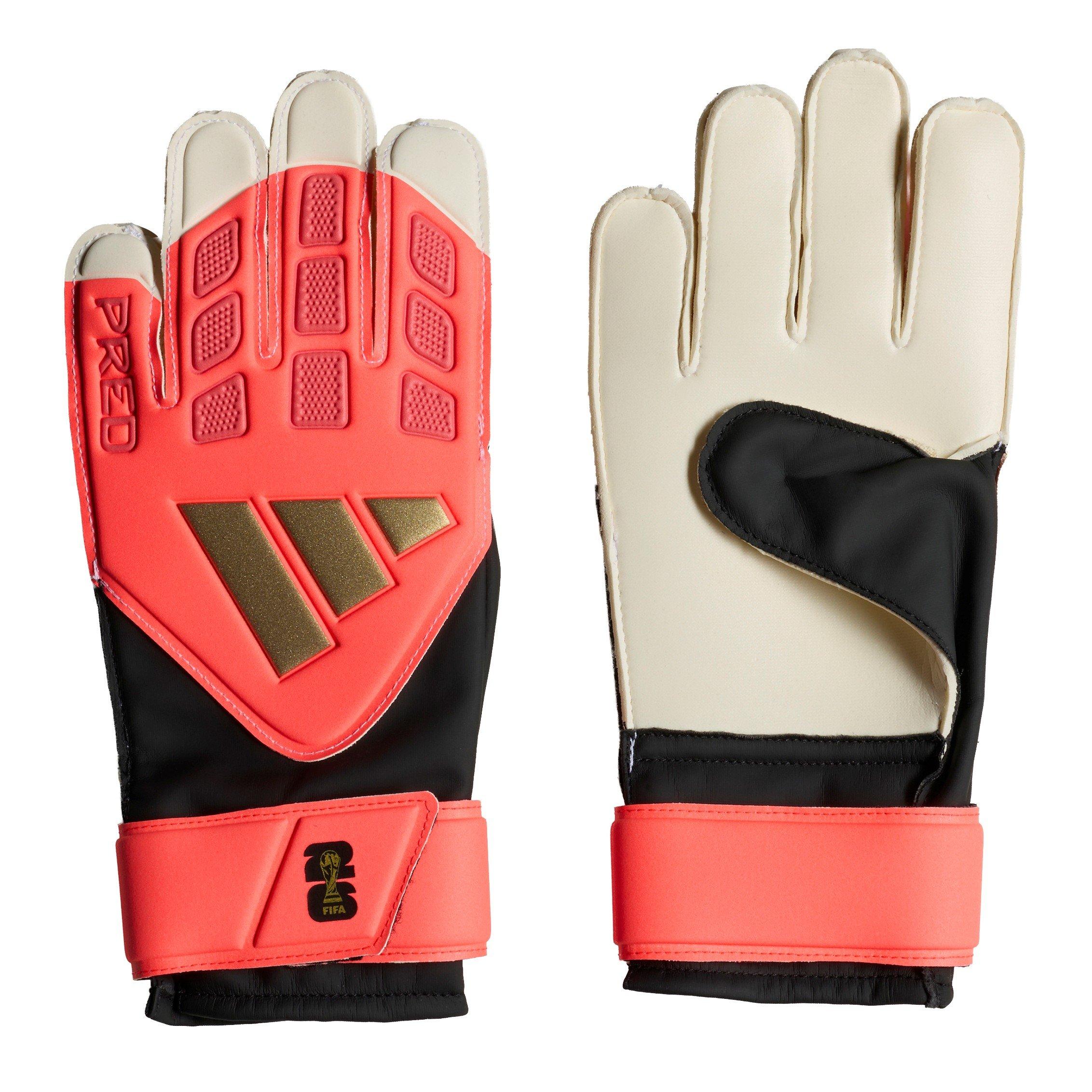 Adidas  Kids Predator Training Goalkeeper Gloves Juniors - Pink/Black - 6