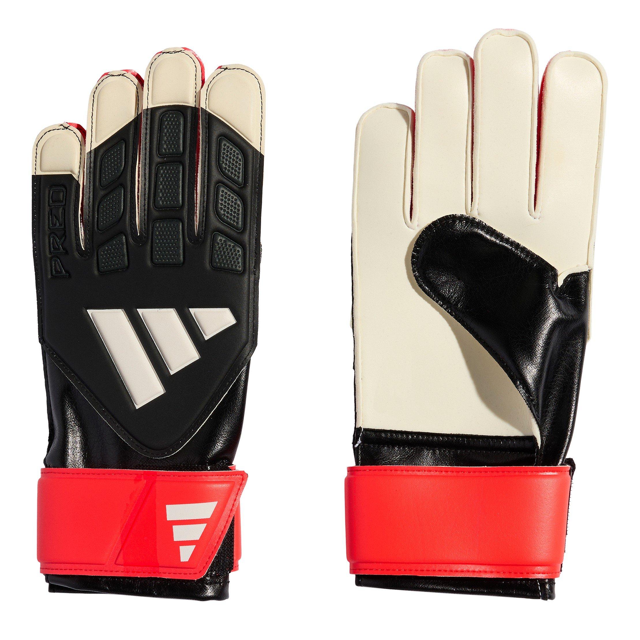 Adidas  Kids Predator Training Goalkeeper Gloves Juniors - Black/Red - 5
