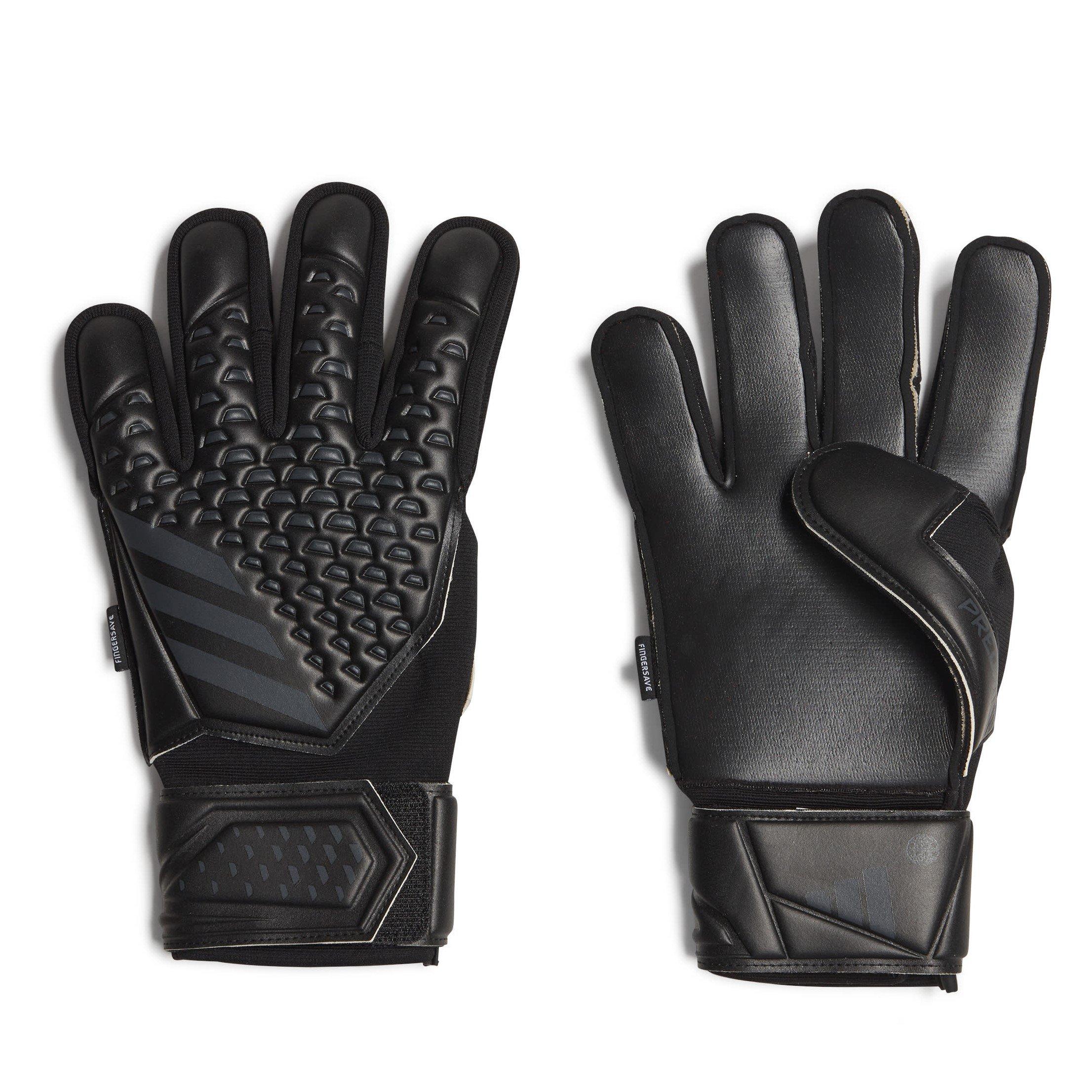 Adidas  Predator Match Fingersave Goalkeeper Gloves Adults - Black - 8