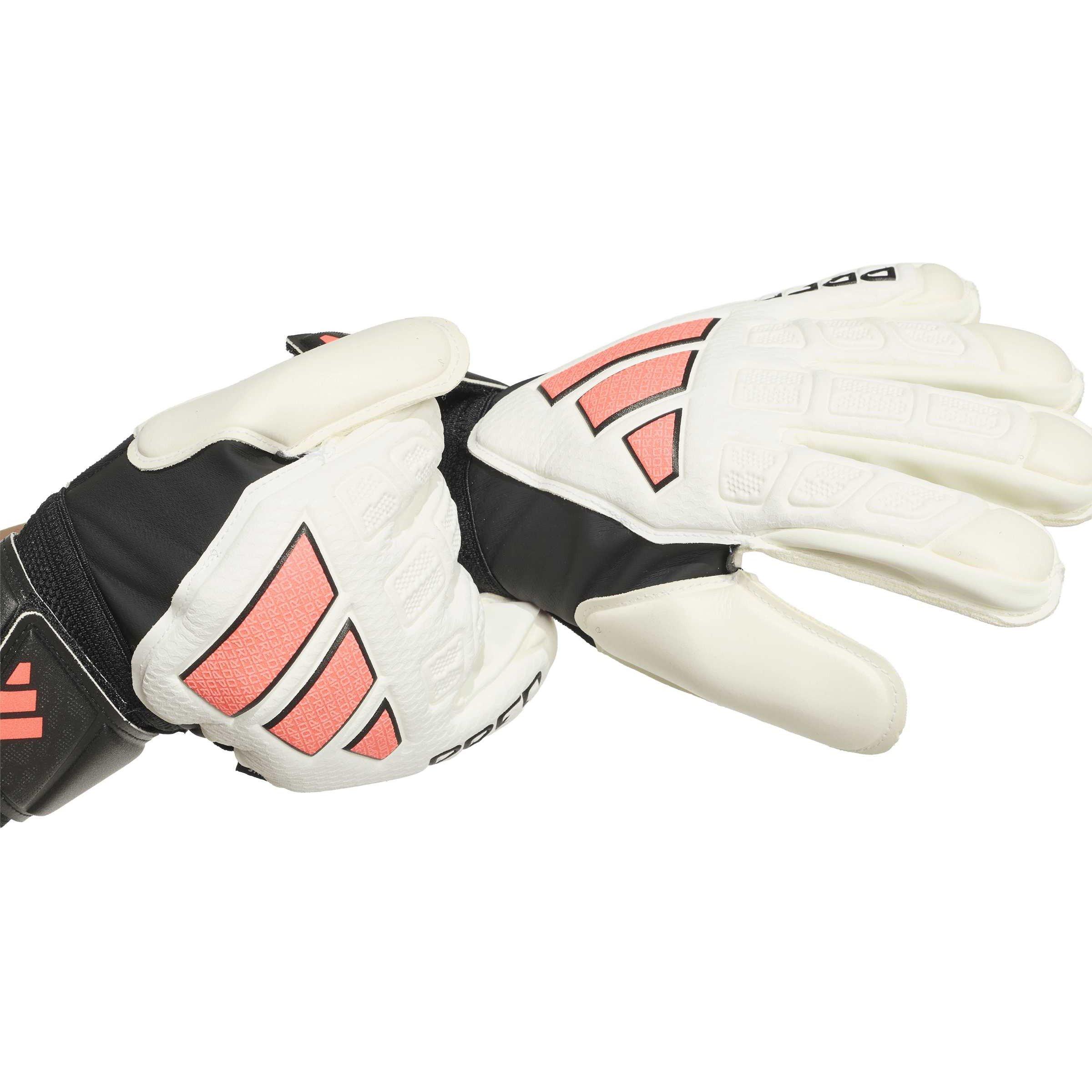 White/Black - adidas - Predator Match Fingersave Goalkeeper Gloves Juniors - 4