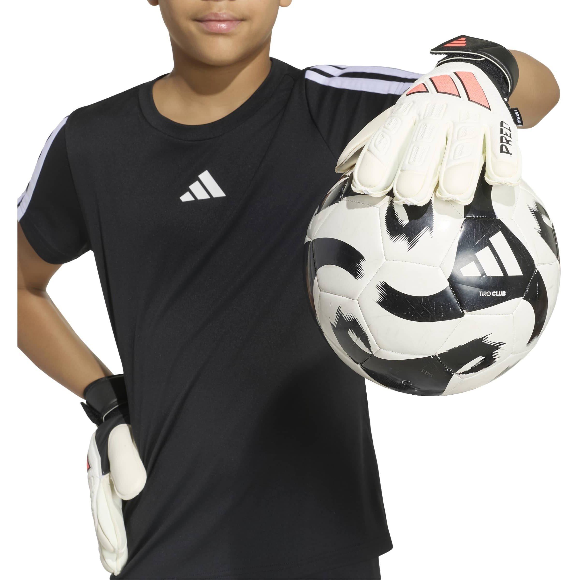 White/Black - adidas - Predator Match Fingersave Goalkeeper Gloves Juniors - 6