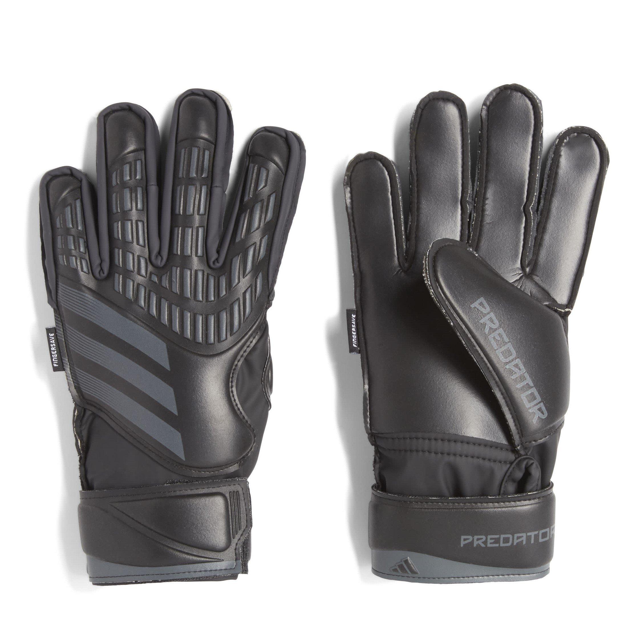 Zwart - adidas - Predator Match Fingersave Goalkeeper Gloves Juniors - 1