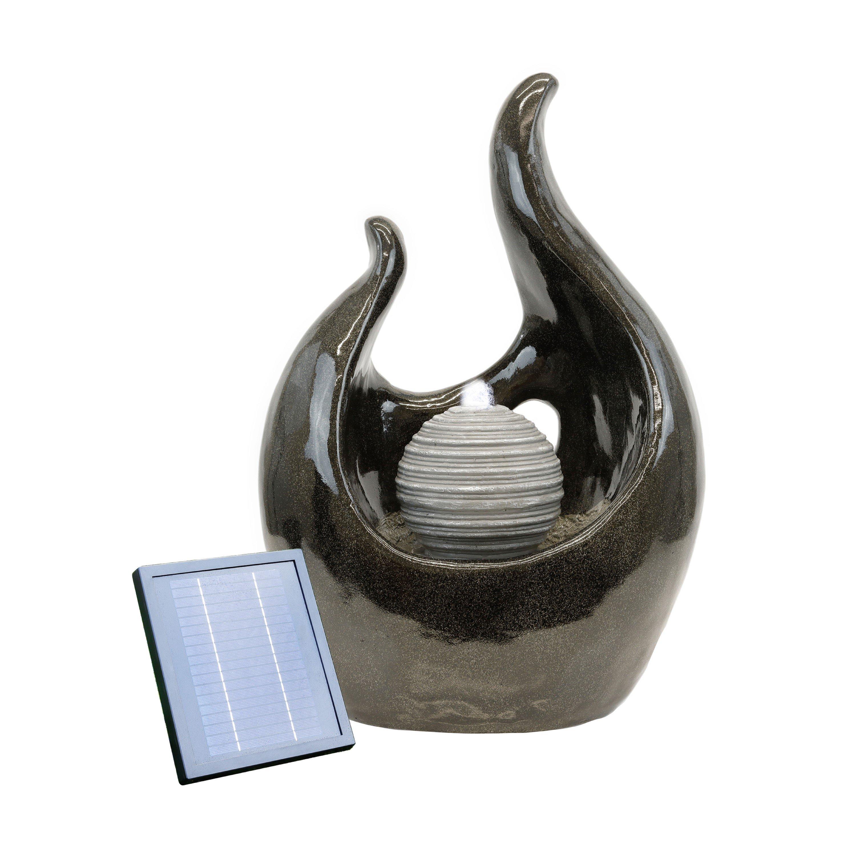 Grey - Streetwize - Stylish Marble Effect Water Feature - 2