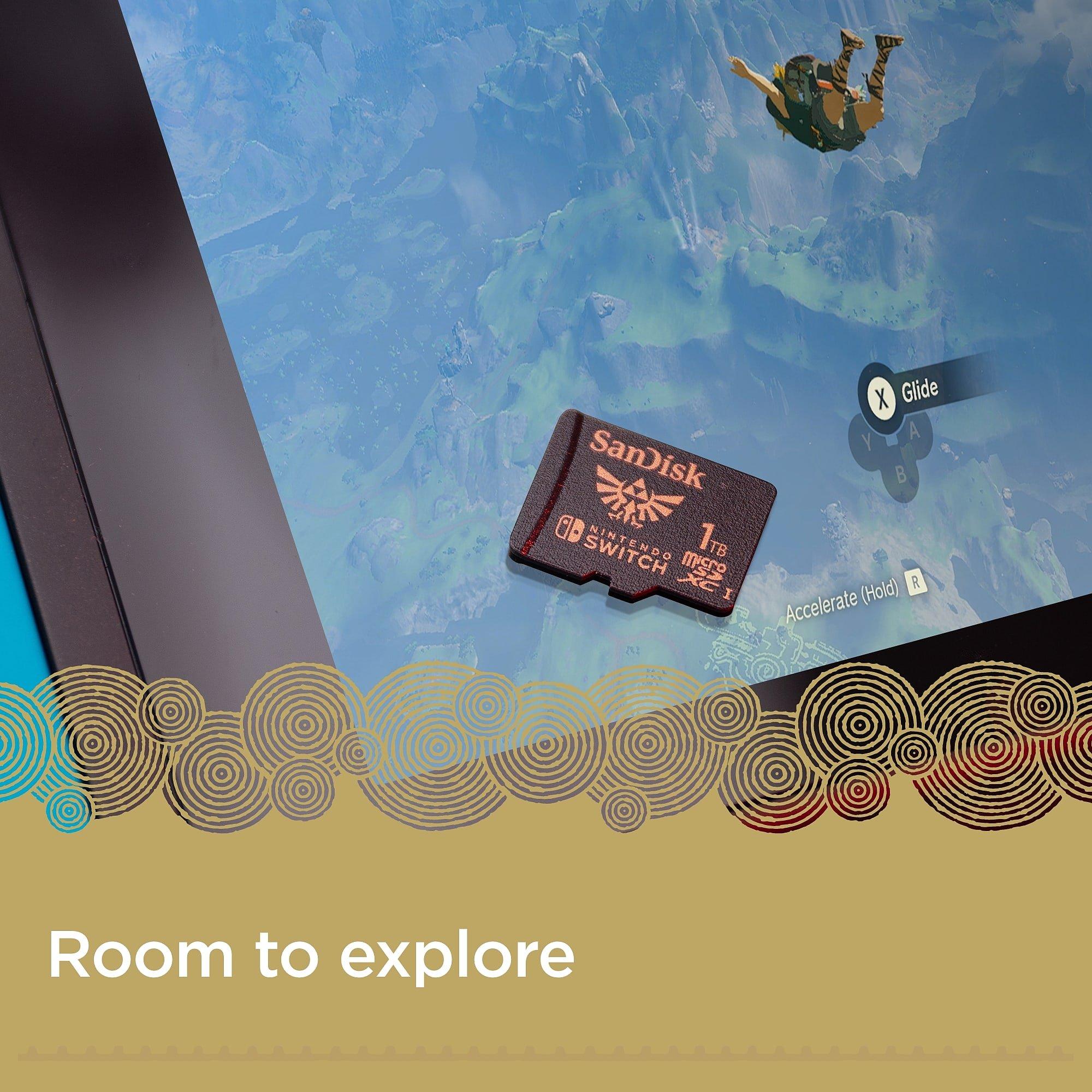 1TB Zelda - SanDisk - 1TB Nintendo Switch Micro SD - 5