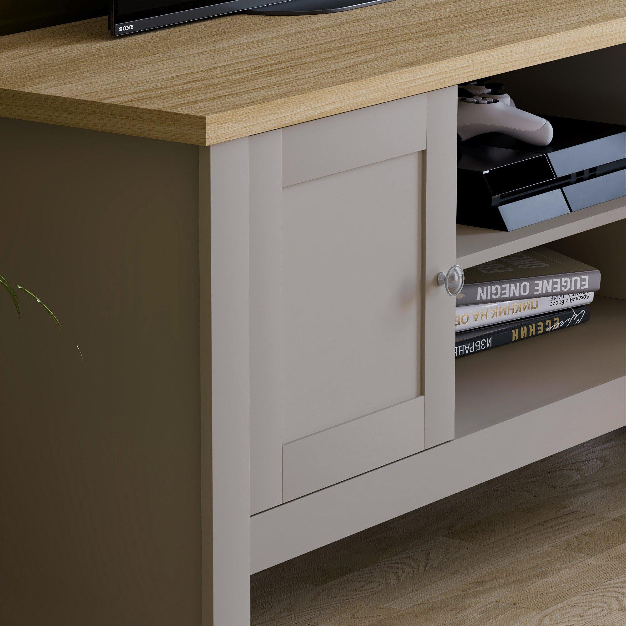 Grey - Lassic - Vida Designs Arlington 2 Door TV Unit - 5