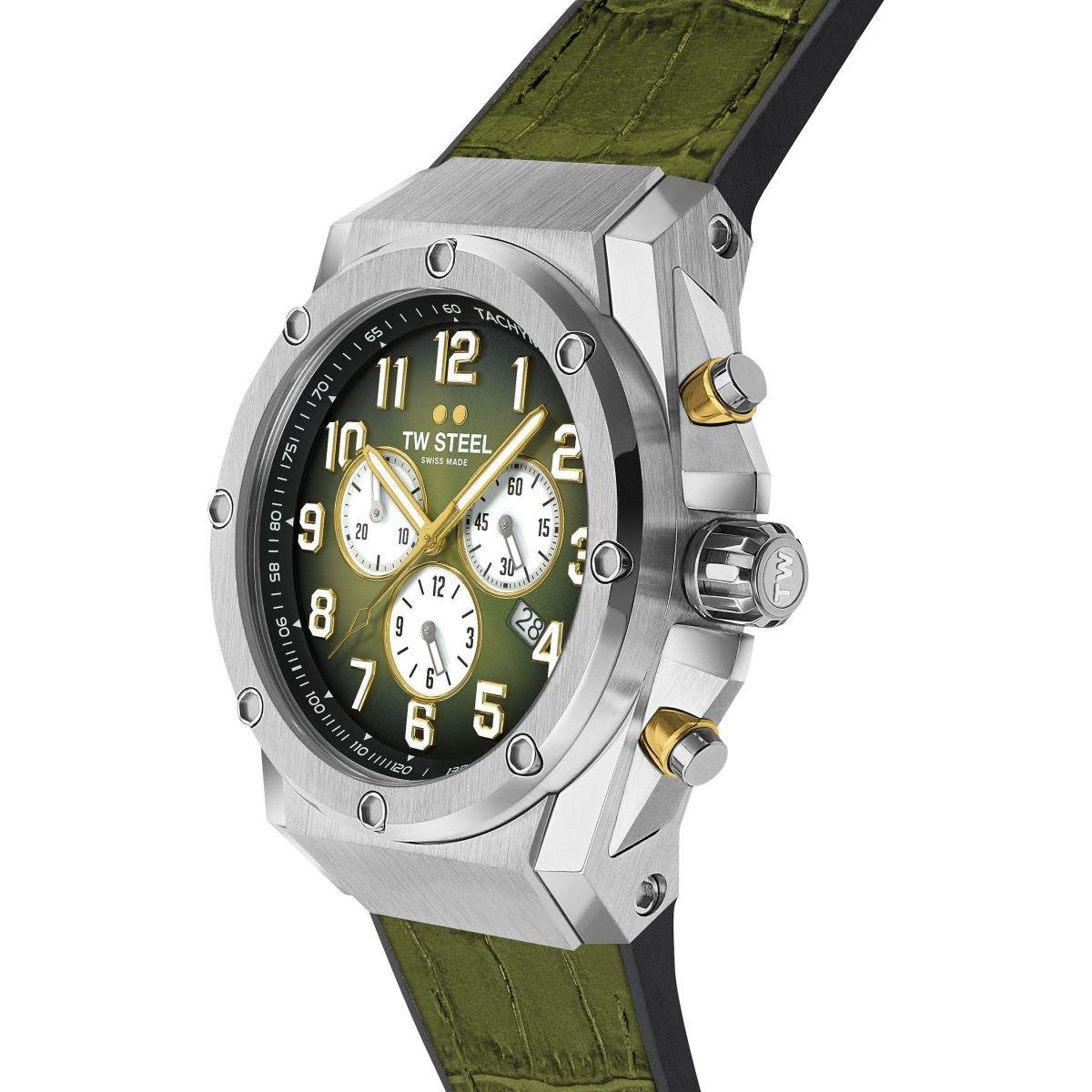 Grey And Green - TW Steel - Ace Analogue Quartz Watch - 3
