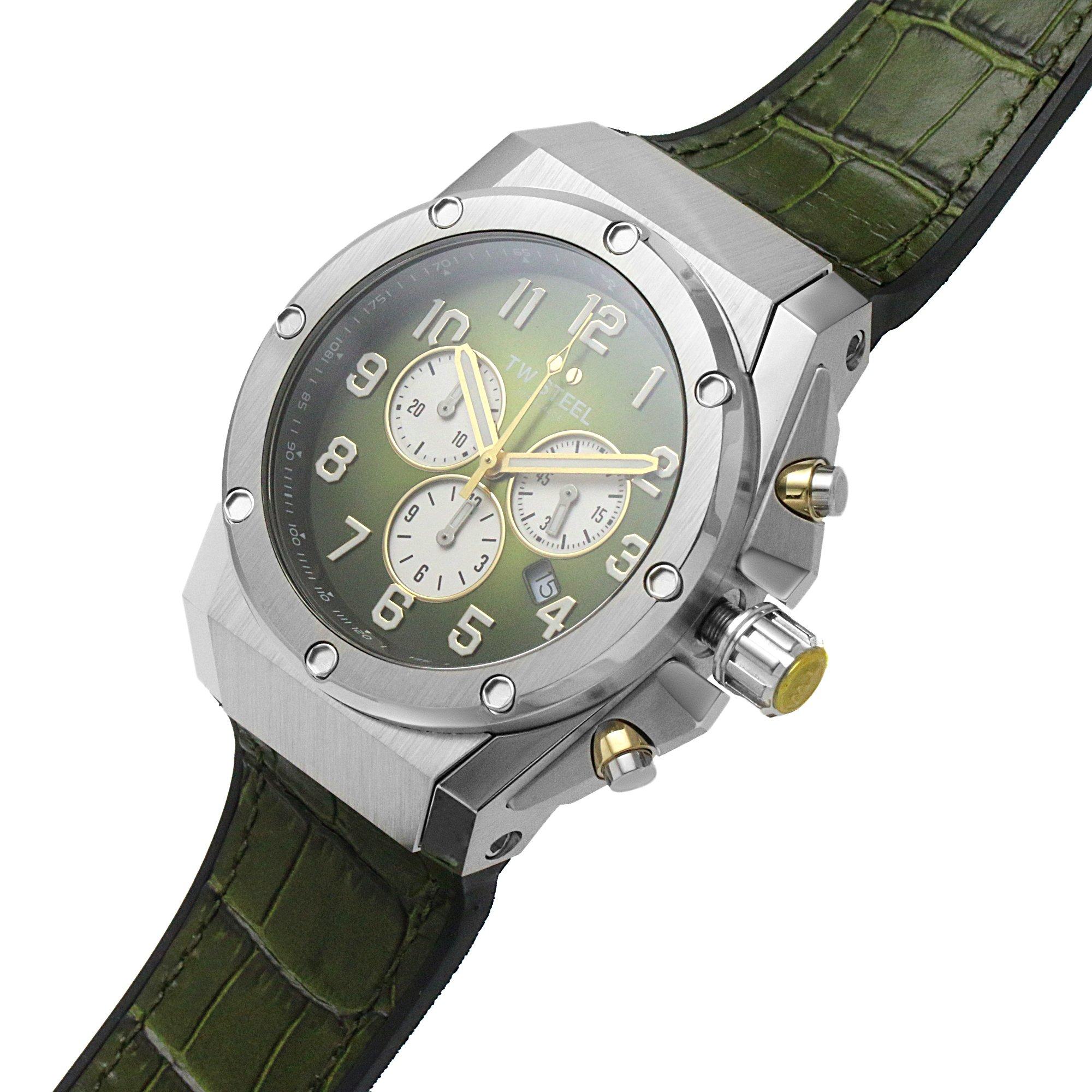Grey And Green - TW Steel - Ace Analogue Quartz Watch - 7
