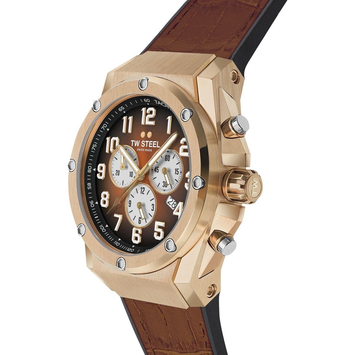 Rose Gold Brown - TW Steel - Ace Analogue Quartz Watch - 3