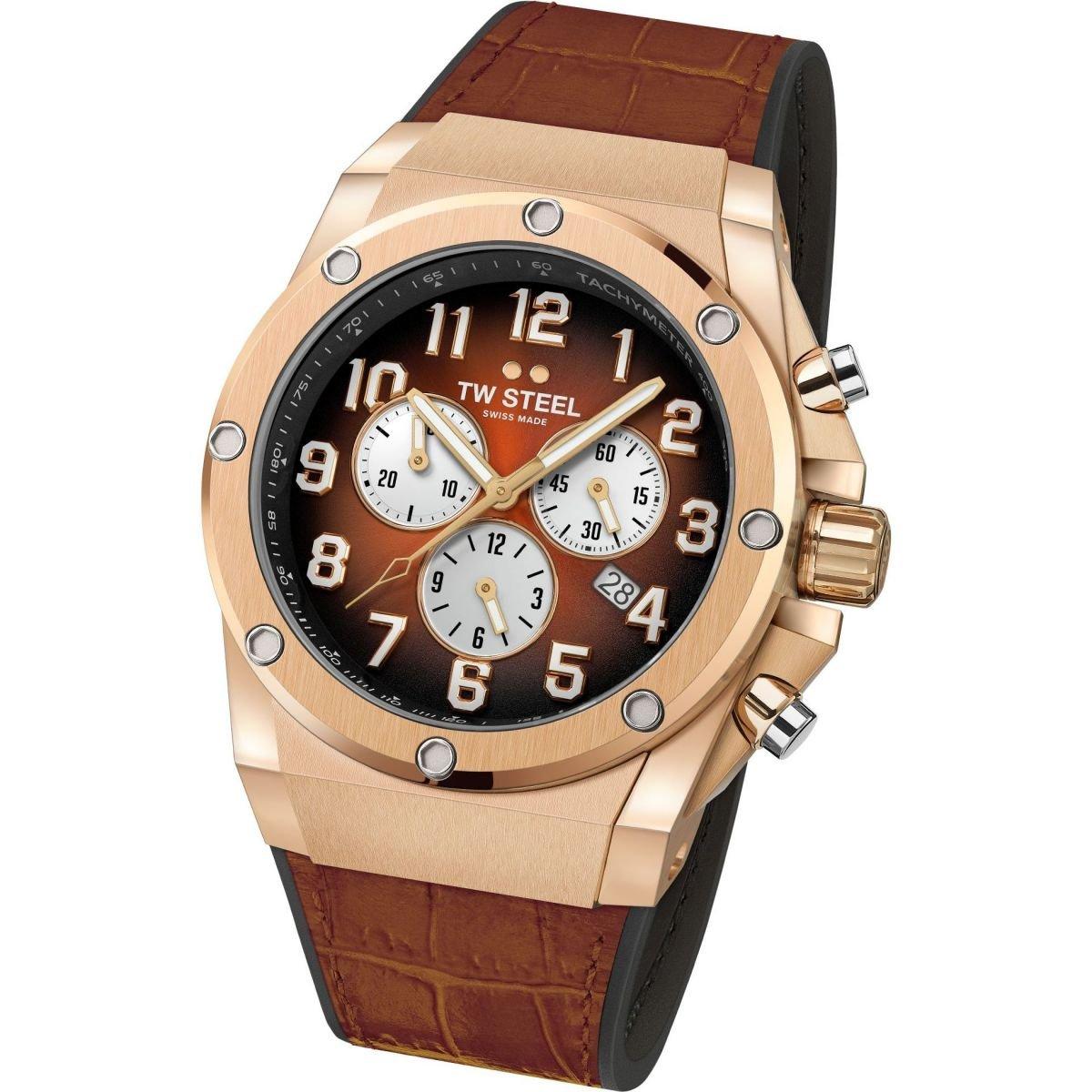 Rose Gold Brown - TW Steel - Ace Analogue Quartz Watch - 4