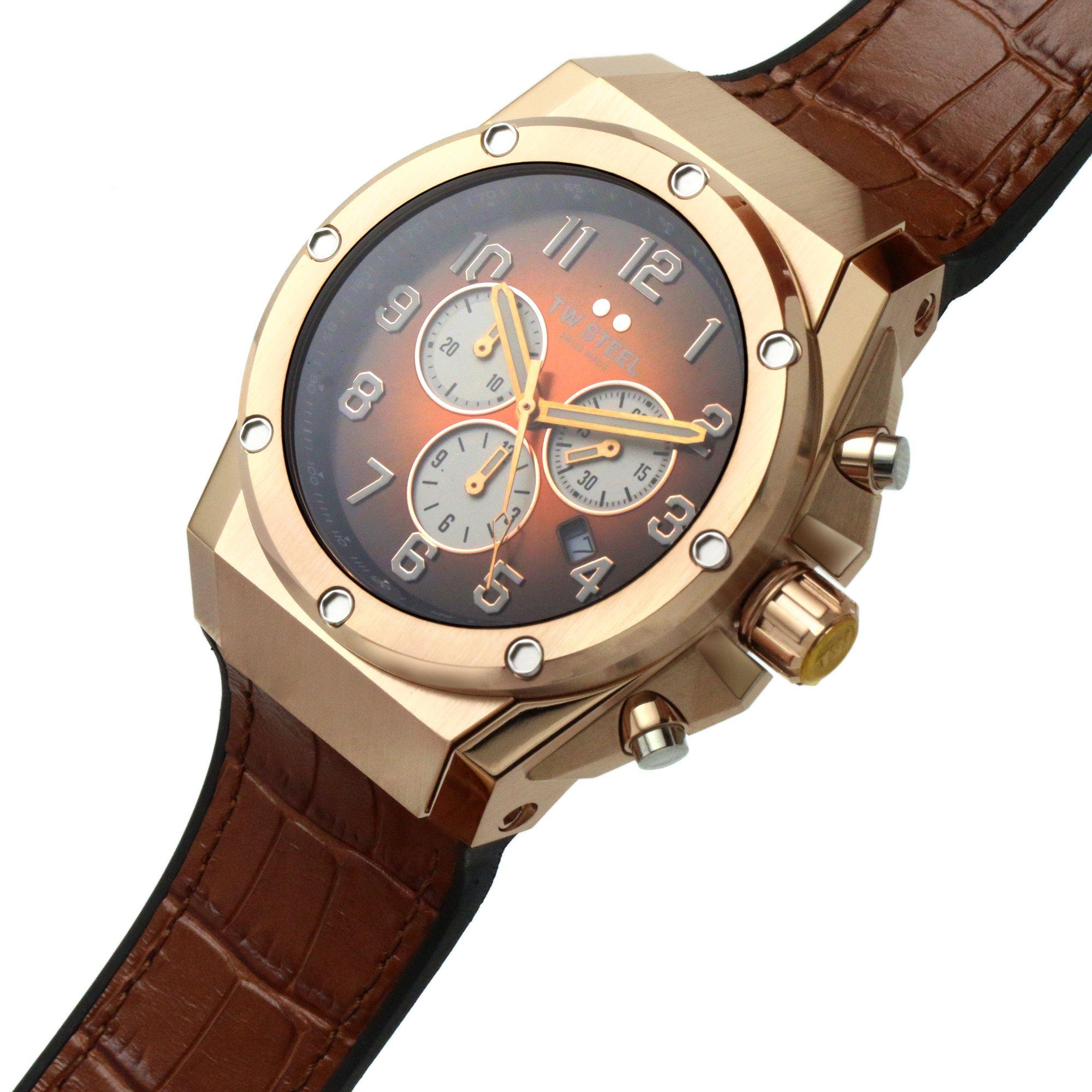Rose Gold Brown - TW Steel - Ace Analogue Quartz Watch - 7