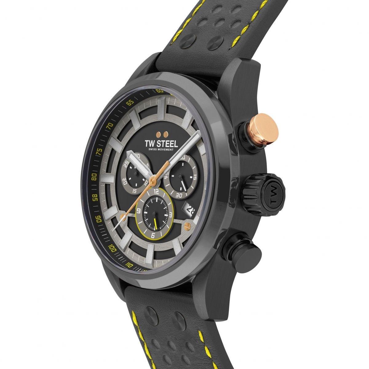 Schwarz - TW Steel - Steel Swiss Volante Watch SVS207 - 3