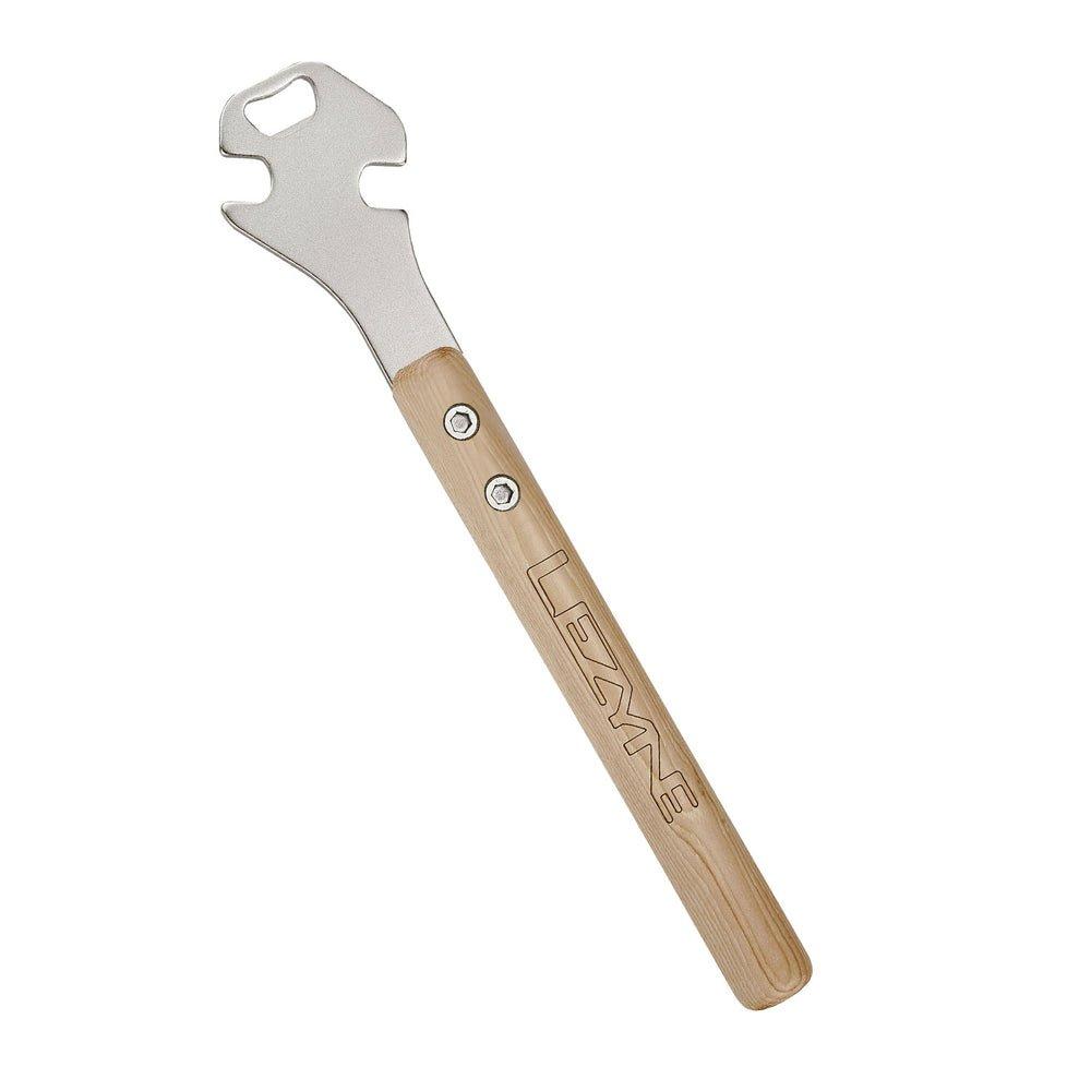 Nickel / Wood - Lezyne - Classic Pedal Rod